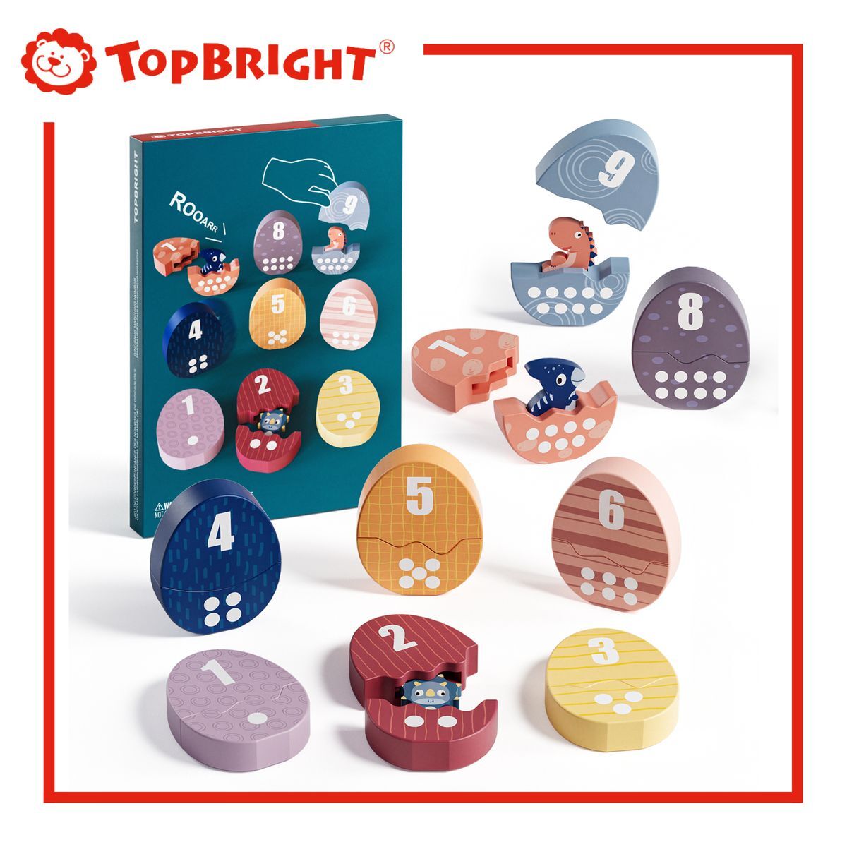 【Top Bright】恐龍寶寶配對