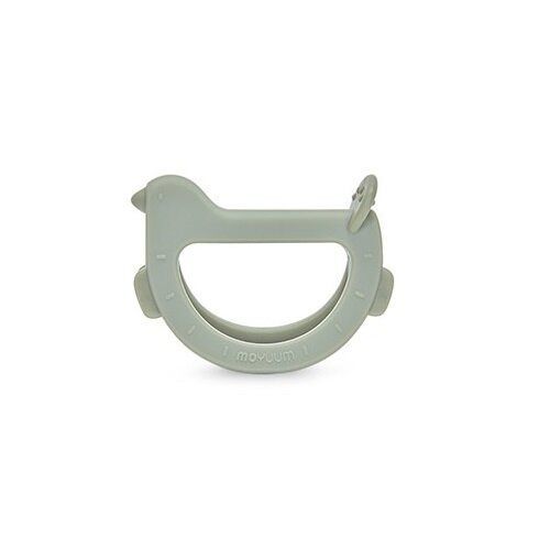 【MOYUUM】Premium Platinum Silicone Bird Baby Teether (Gray)