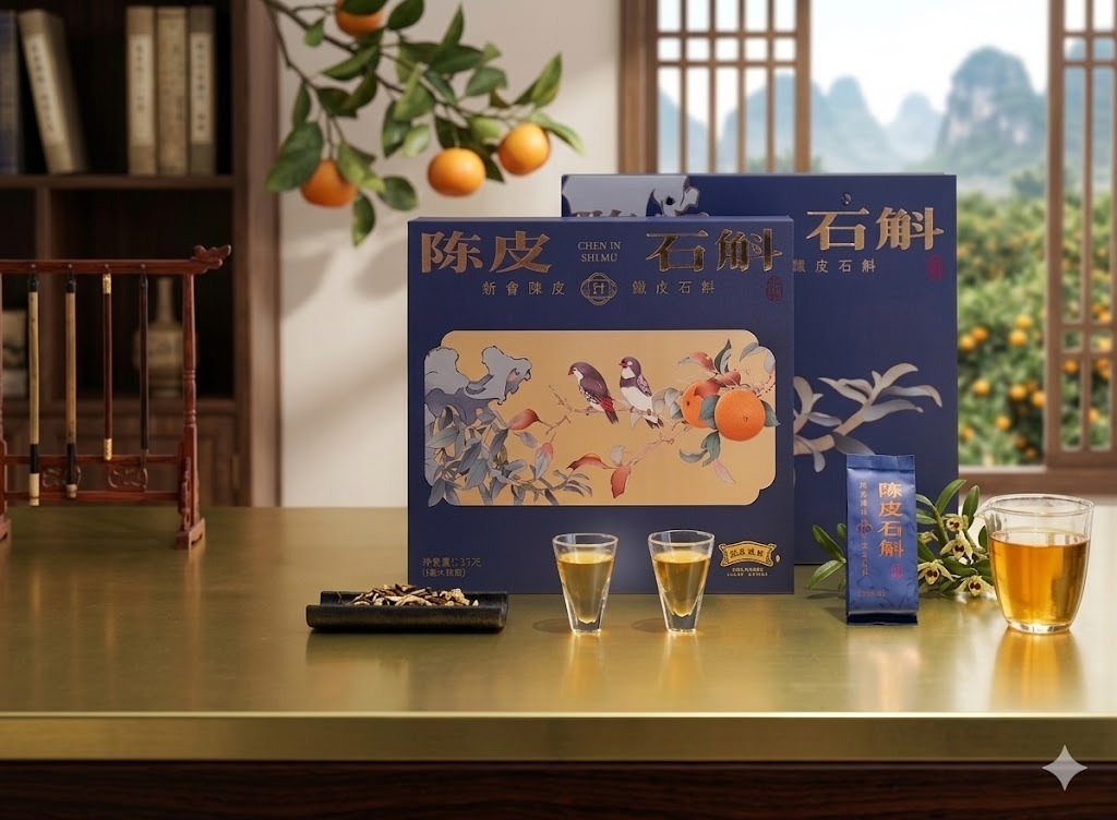 0529CP32-SANWUI-CHENPI-陳皮石斛 180克/盒 (8盒/件) [1盒: HKD$ 600/盒，2盒: 平均HKD$ 580/盒，3盒: 平均HKD$ 550/盒] (A32)