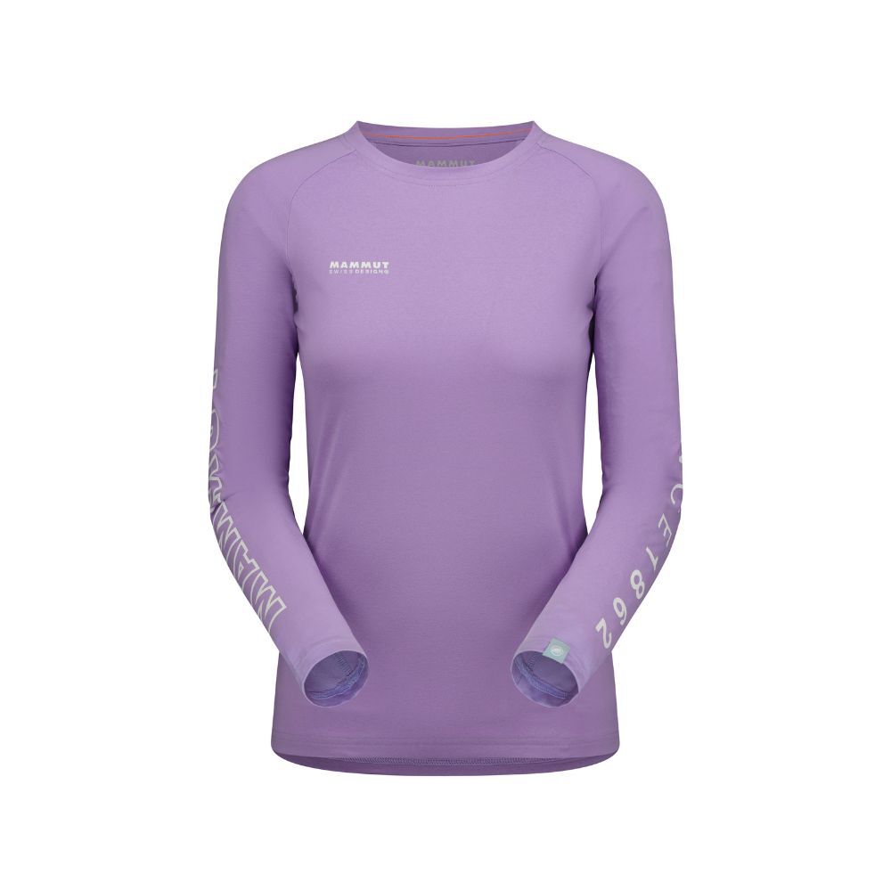 Mammut QD Logo Print Longsleeve T-shirts AF 女裝 漫煙紫 PRT3 (M101601040)