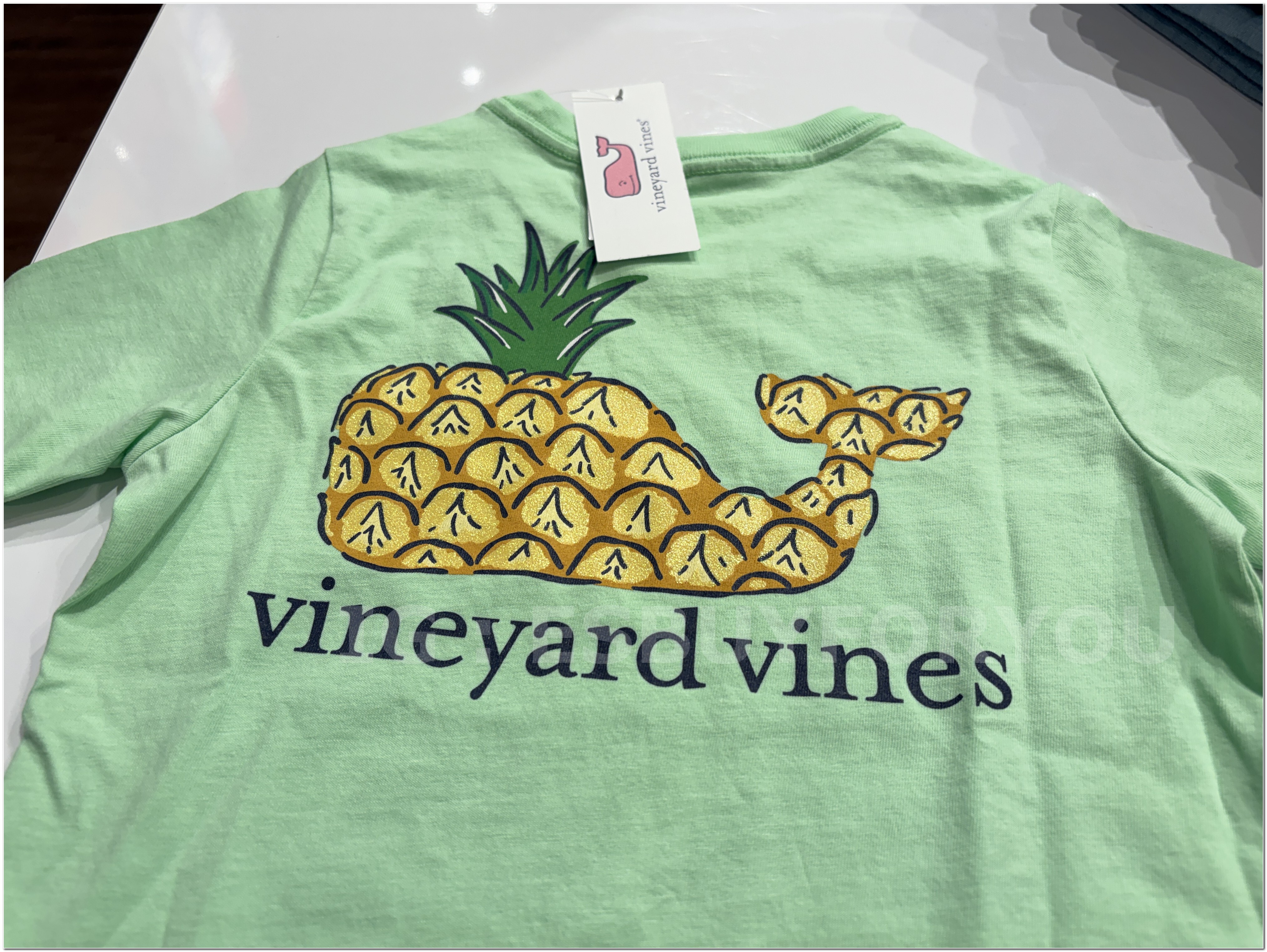 【限時】Vineyard Vines小鯨魚 女童裝 鳳梨鯨魚 短TEE