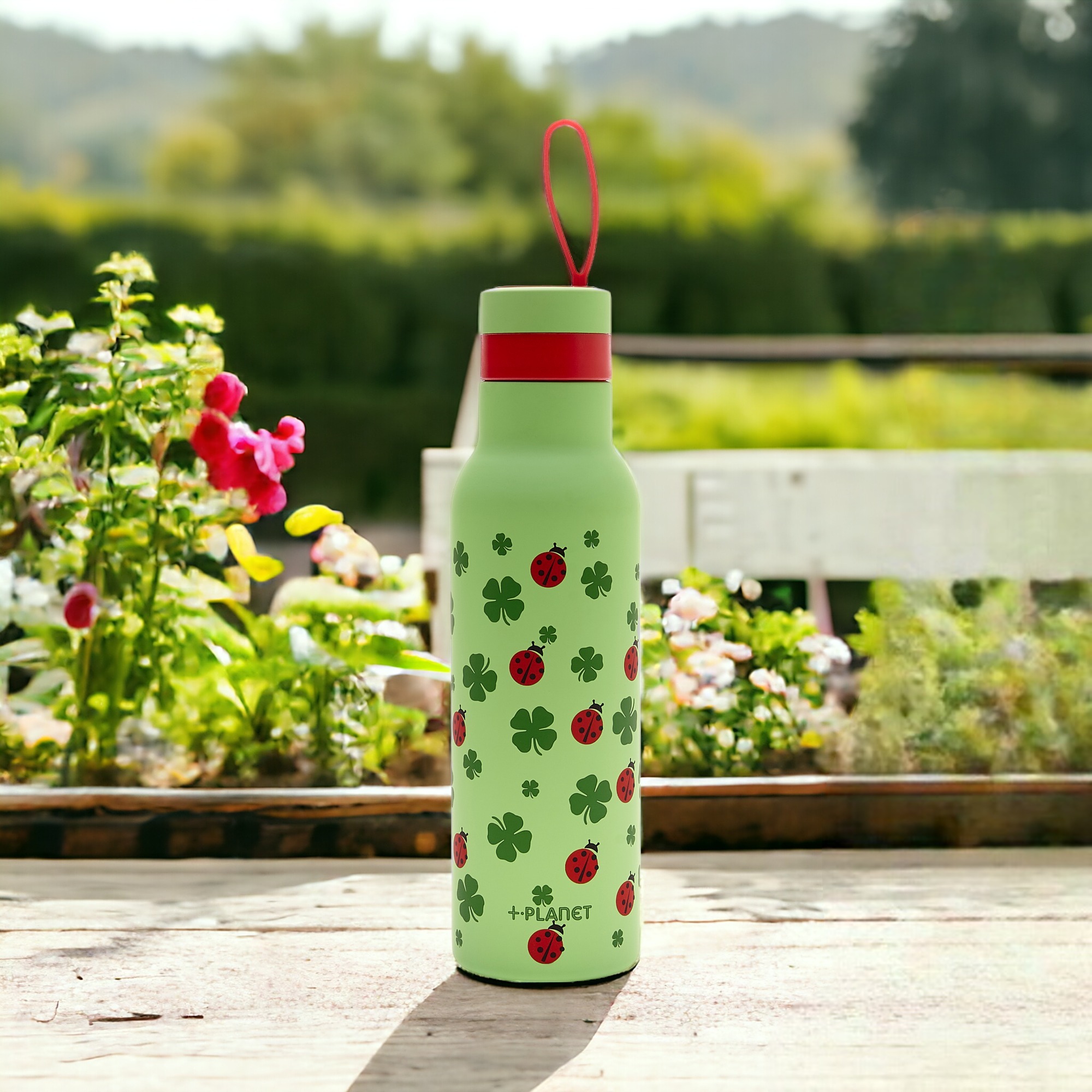 【限量福利品】幸運草田 不鏽鋼輕量保溫瓶500ml