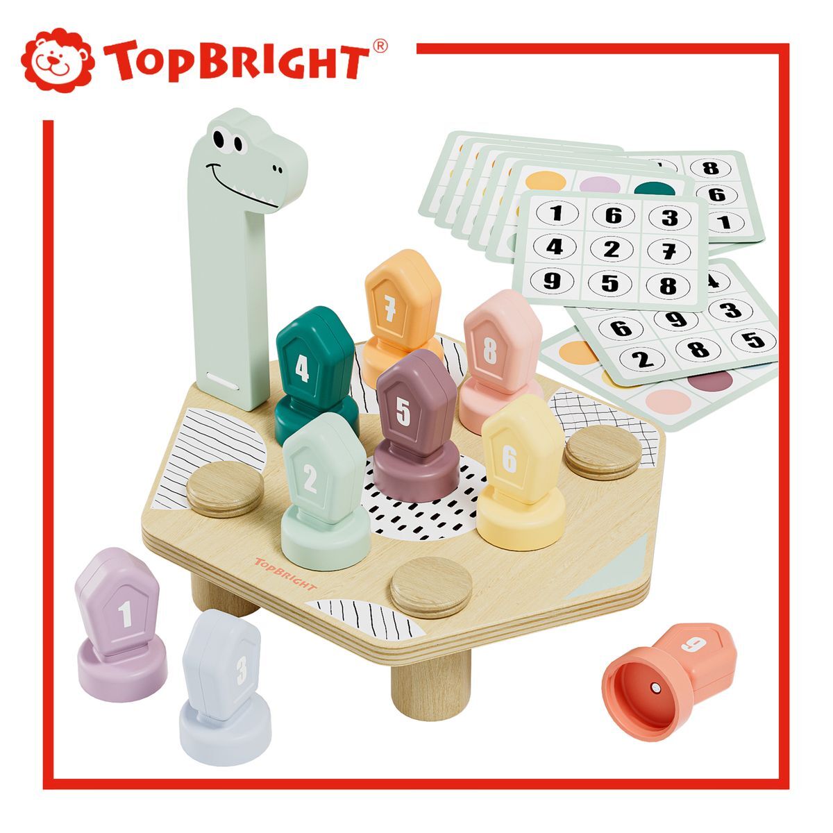 【Top Bright】恐龍數字學習遊戲
