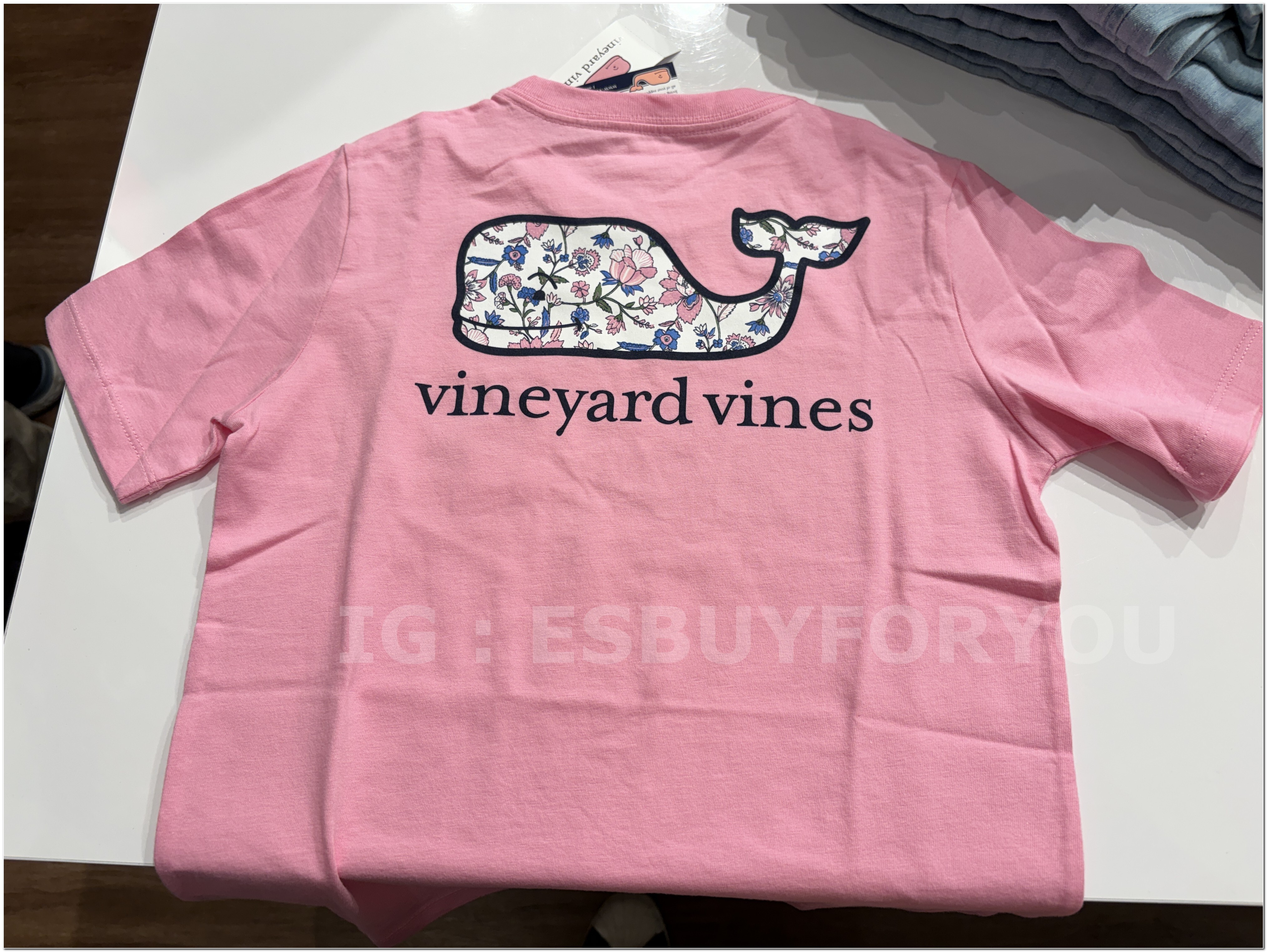 【限時】Vineyard Vines小鯨魚 女童裝 造型小鯨魚 短TEE