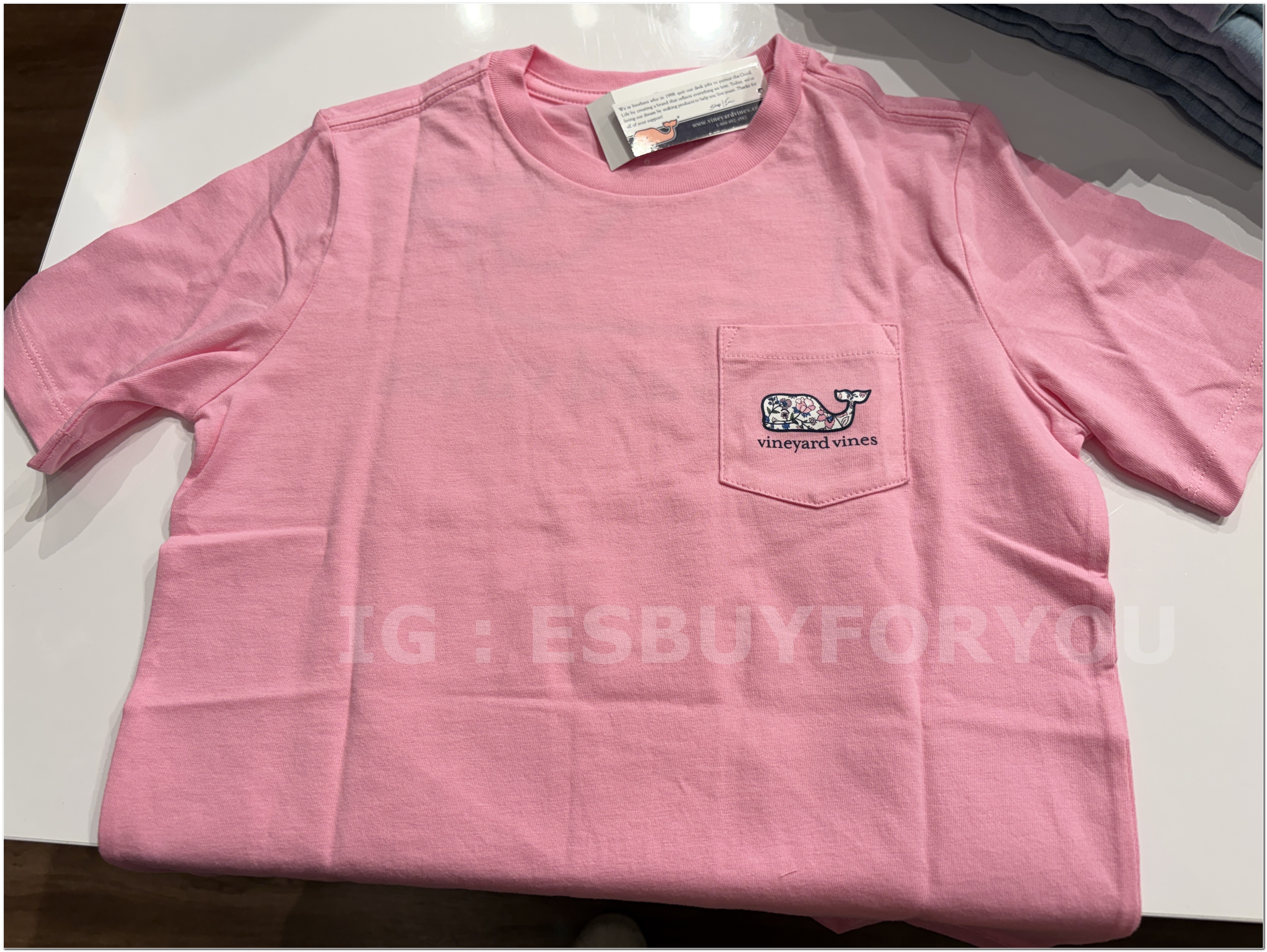 【限時】Vineyard Vines小鯨魚 女童裝 造型小鯨魚 短TEE