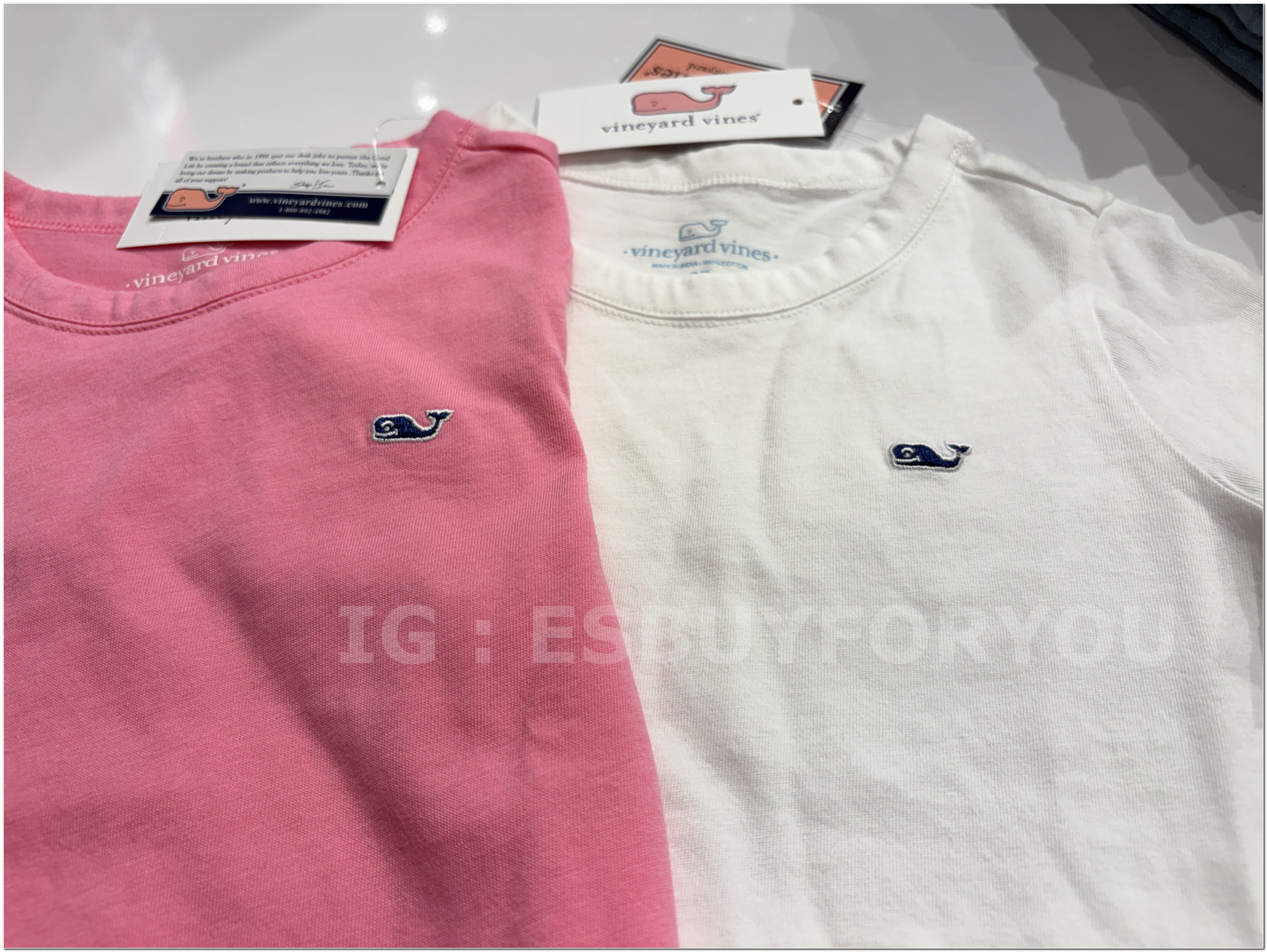 【限時】Vineyard Vines小鯨魚 女童裝 經典小標 短TEE (2色)