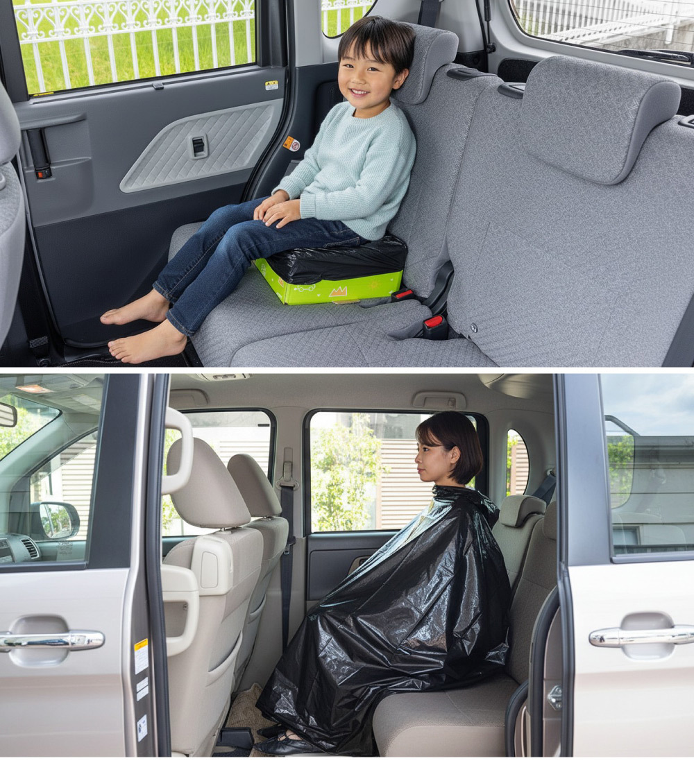 《SANKO》日本製車用摺疊式紙板簡易廁所組 5回入