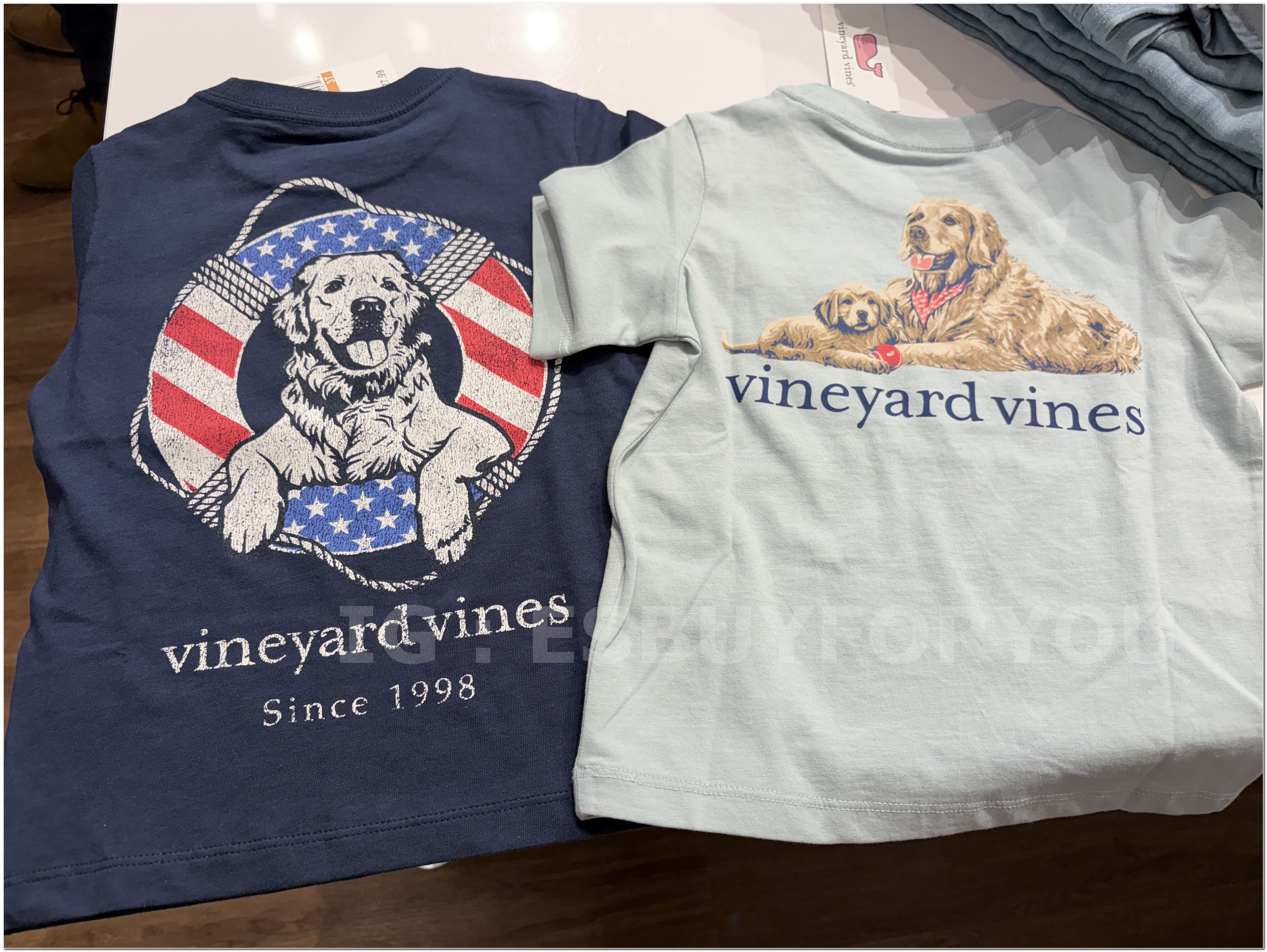 【限時】Vineyard Vines小鯨魚 男童裝 狗狗 短TEE (2色)