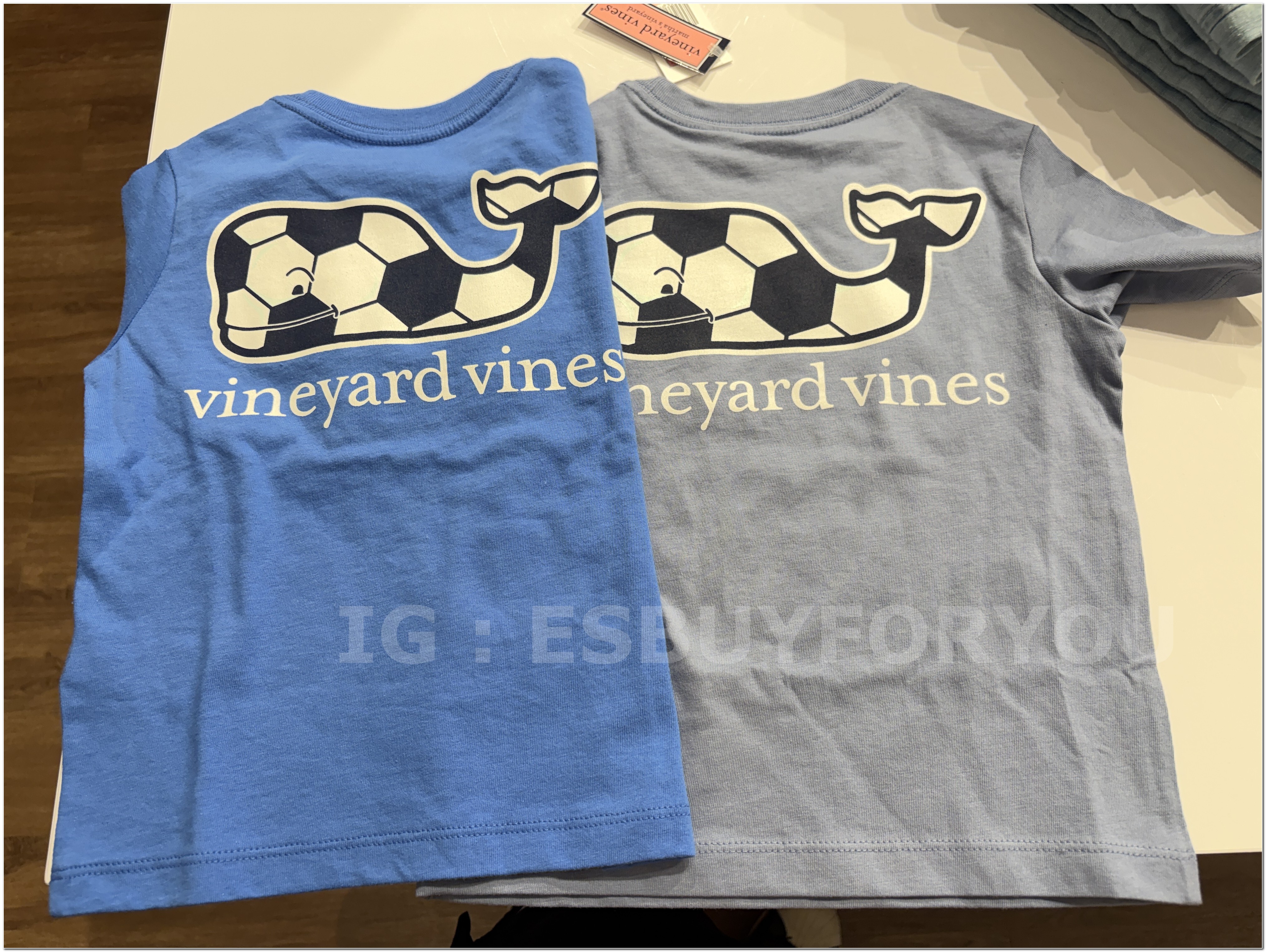 【限時】Vineyard Vines小鯨魚 男童裝 足球小鯨魚 短TEE (2色)