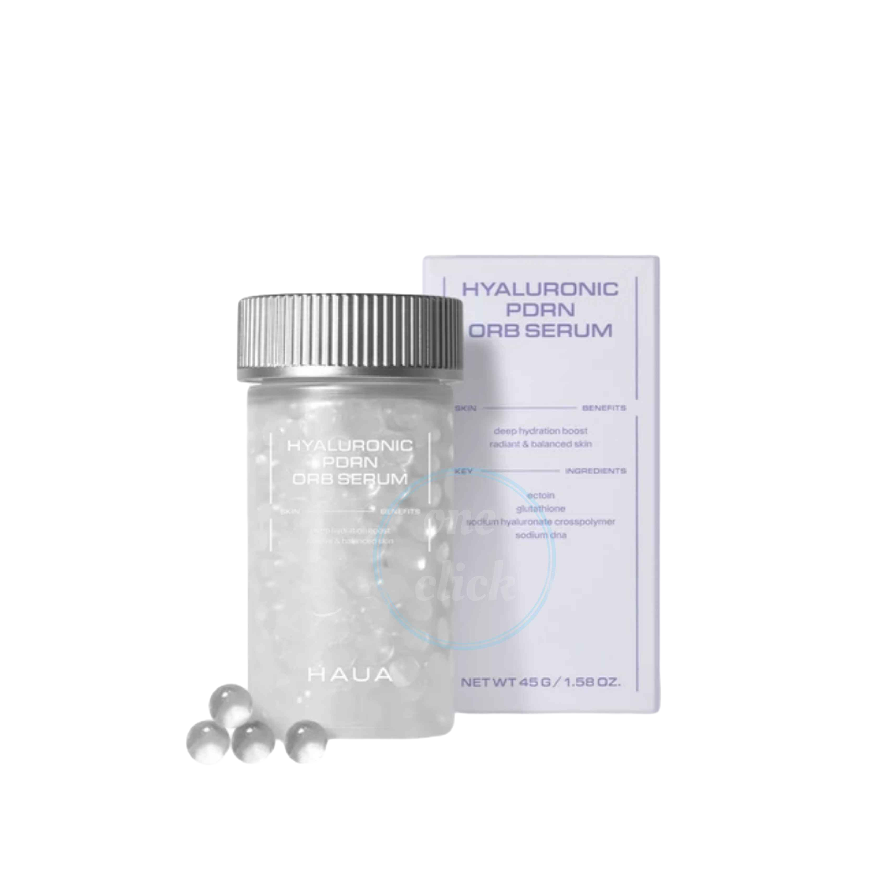 【Haua】玻尿酸PDRN珍珠精華 45g (效期：2028.06)  .