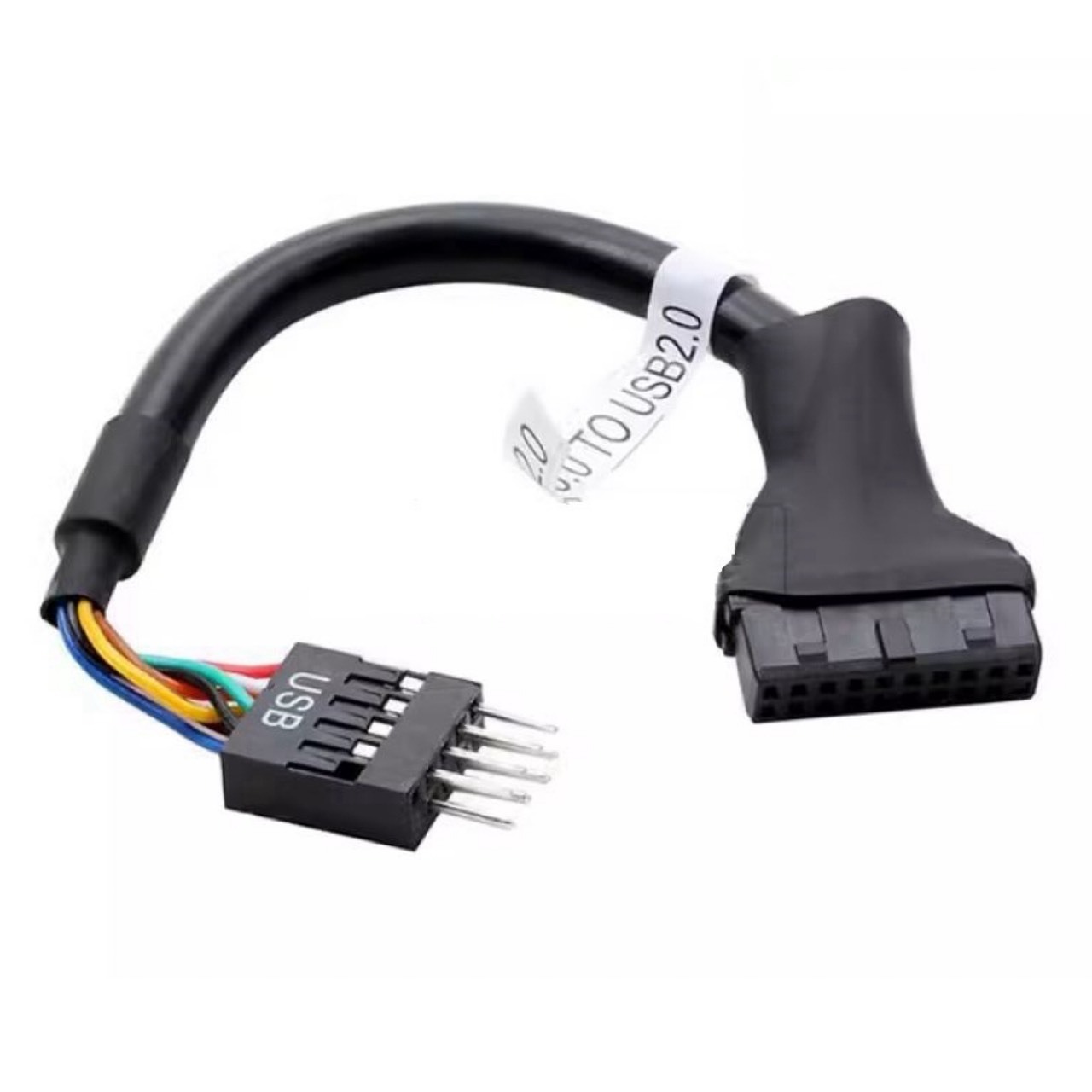9PIN 轉 20PIN 老主機板轉接線 USB3.0 轉 USB2.0