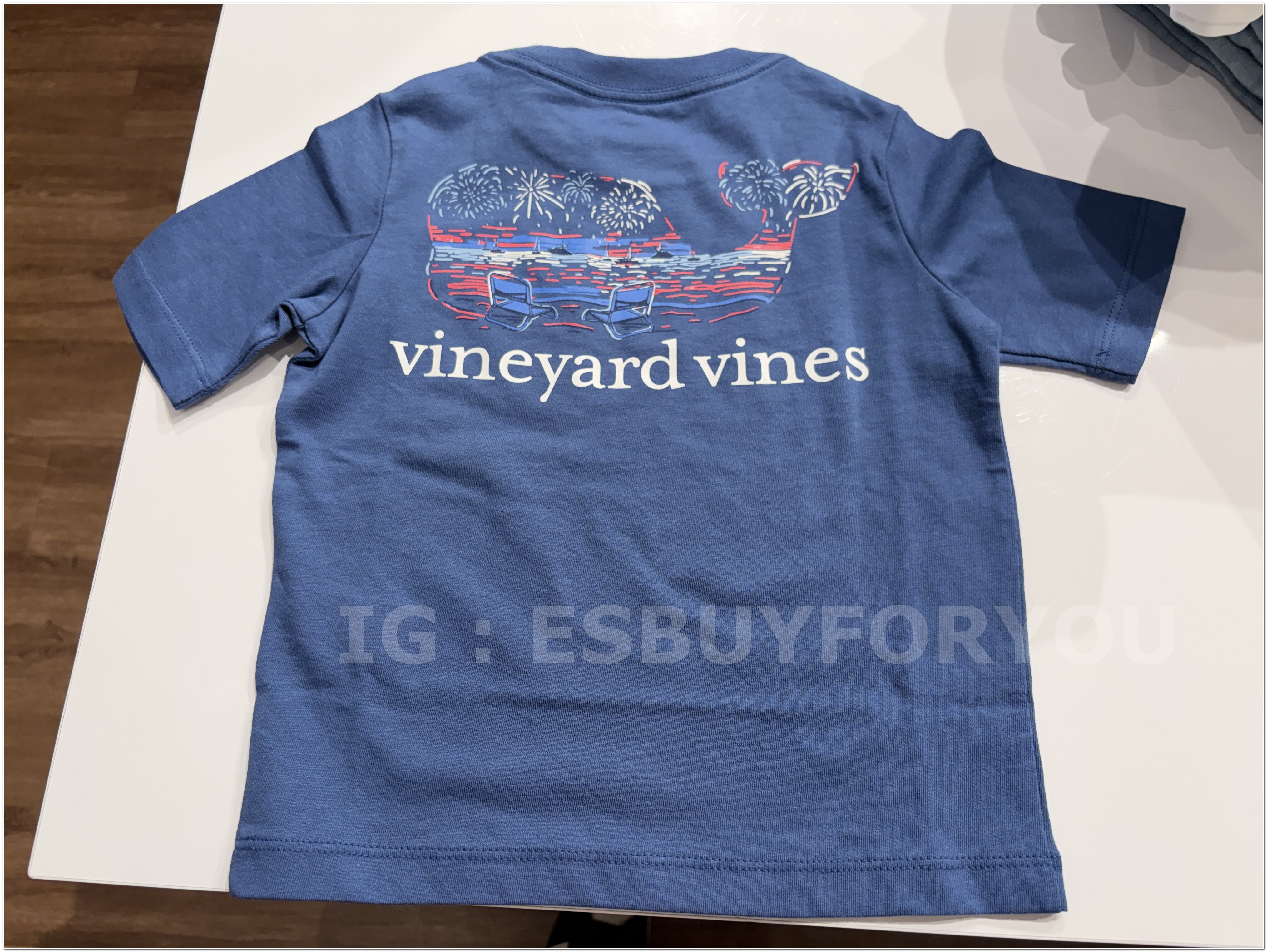 【限時】Vineyard Vines小鯨魚 男童裝 造型海灘鯨魚 短TEE