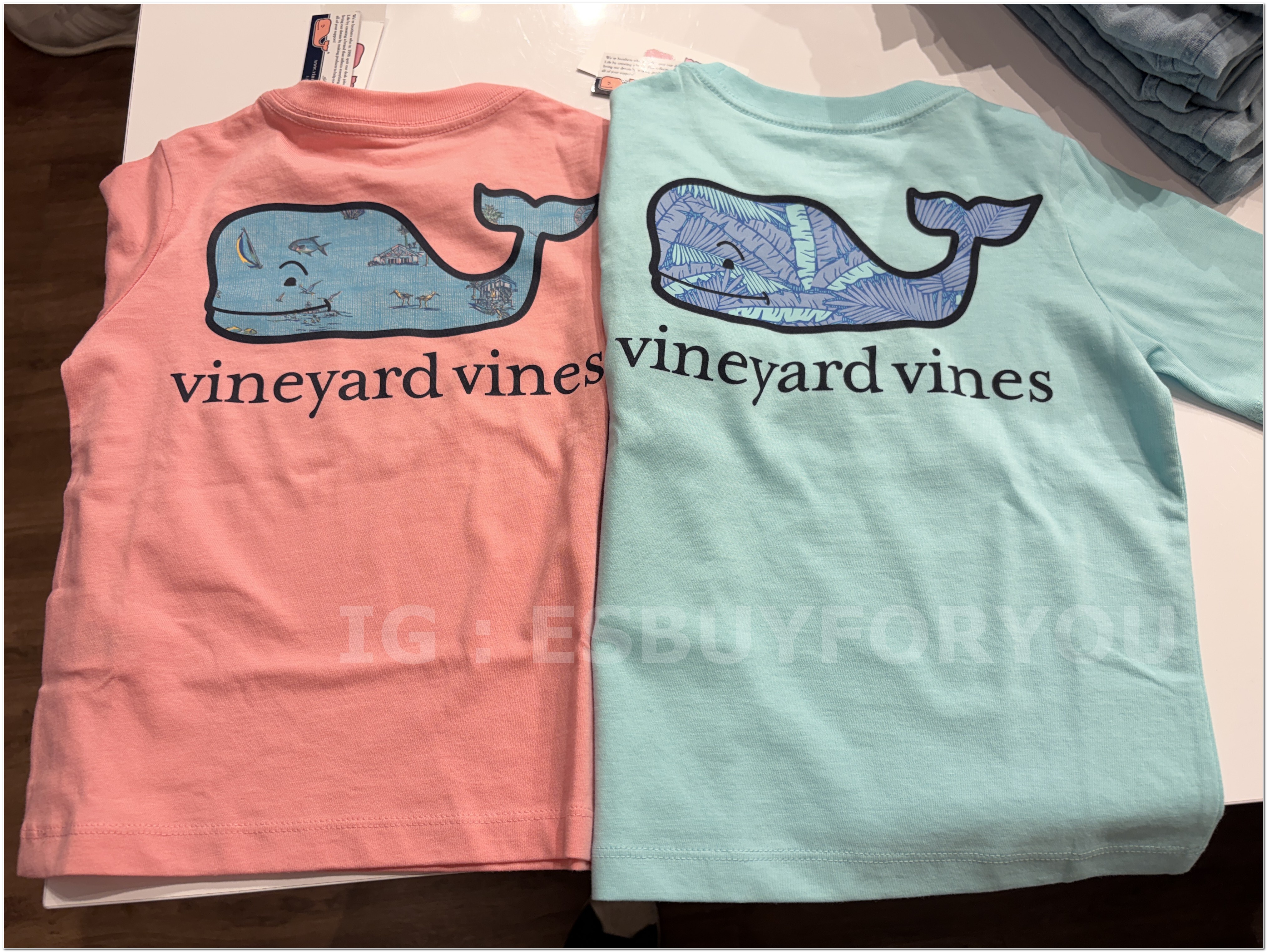 【限時】Vineyard Vines小鯨魚 男童裝 造型小鯨魚 短TEE (2色)