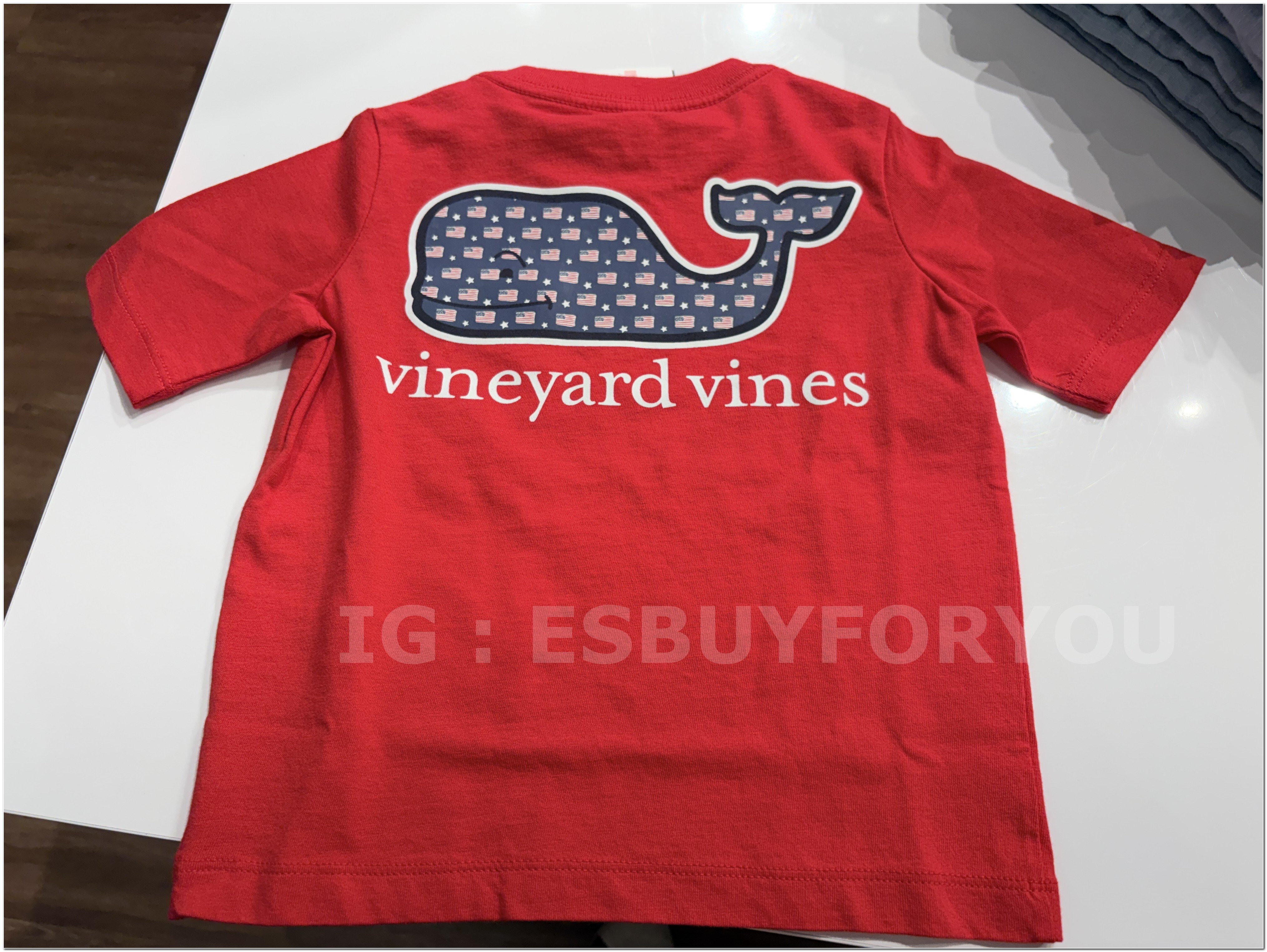 【限時】Vineyard Vines小鯨魚 男童裝 滿版小鯨魚 短TEE