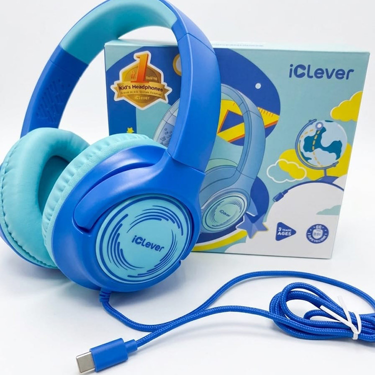 iClever C371 兒童有線 USB-C 耳機