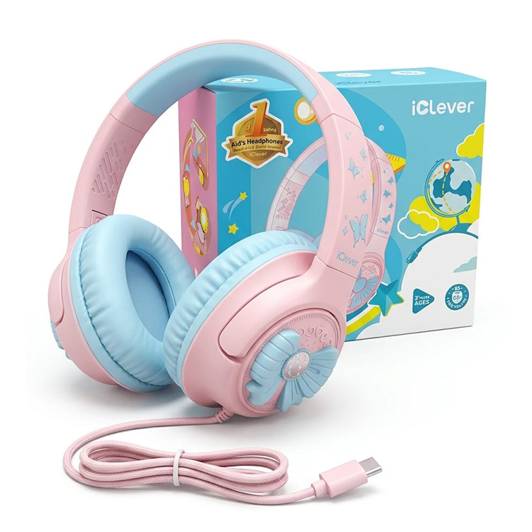 iClever C371 兒童有線 USB-C 耳機