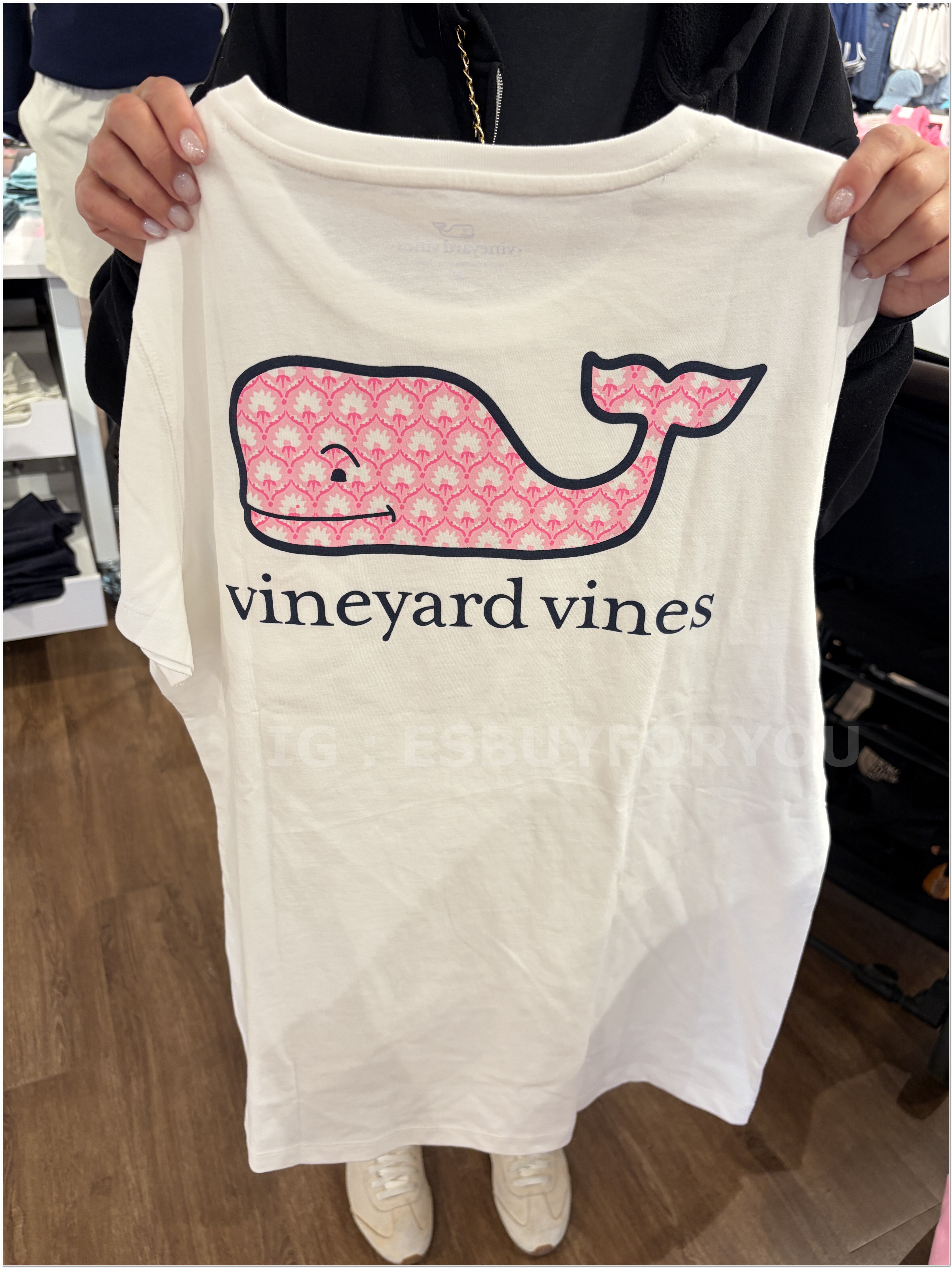 【限時】Vineyard Vines小鯨魚 女大人 造型小鯨魚 短TEE