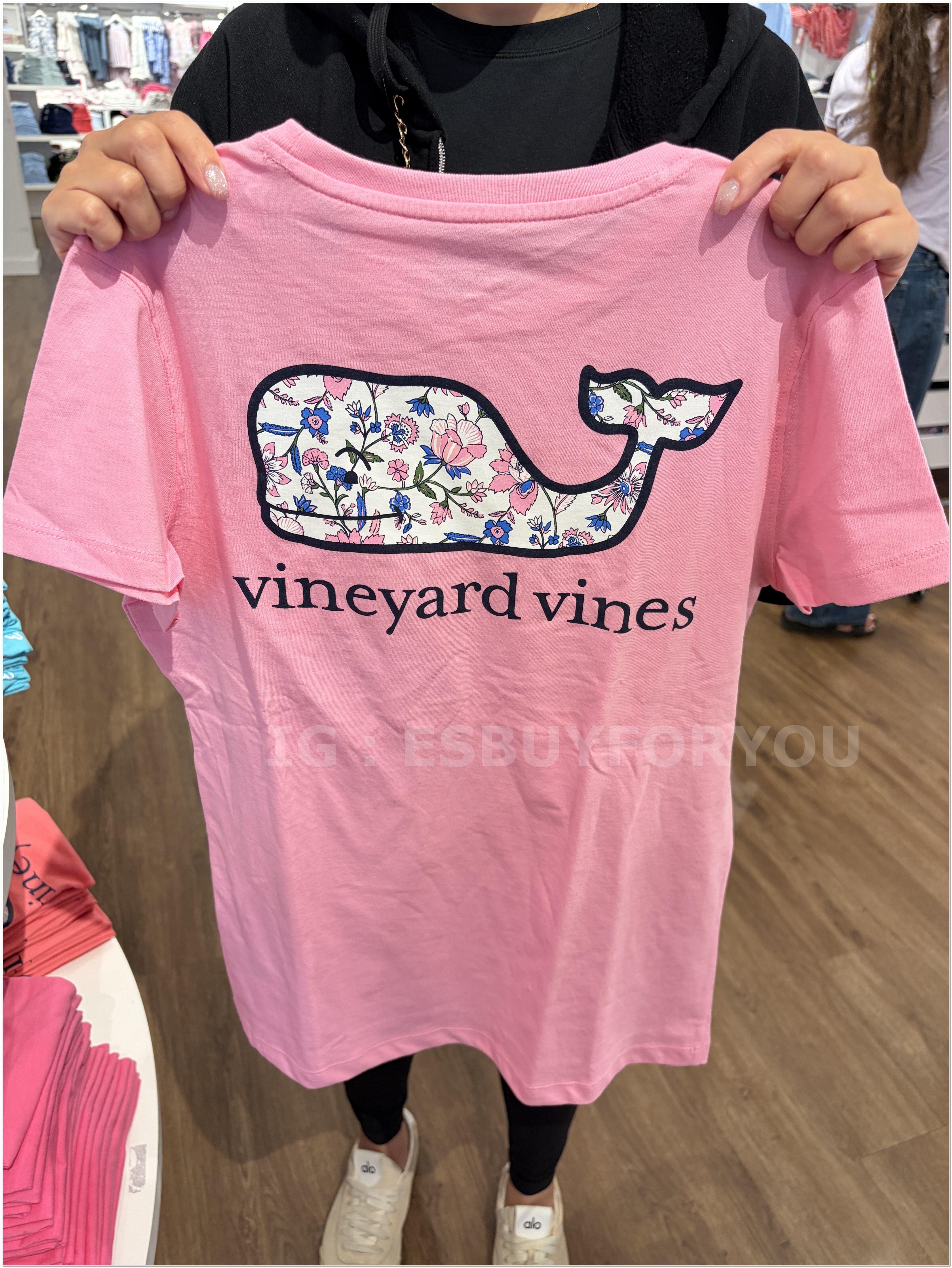 【限時】Vineyard Vines小鯨魚 女大人 碎花小鯨魚 短TEE