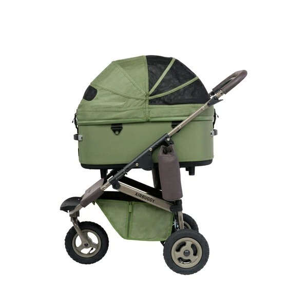 日本AirBuggy Dome3 Premier Large高級寵物手推車 20kg - MOSS GREEN