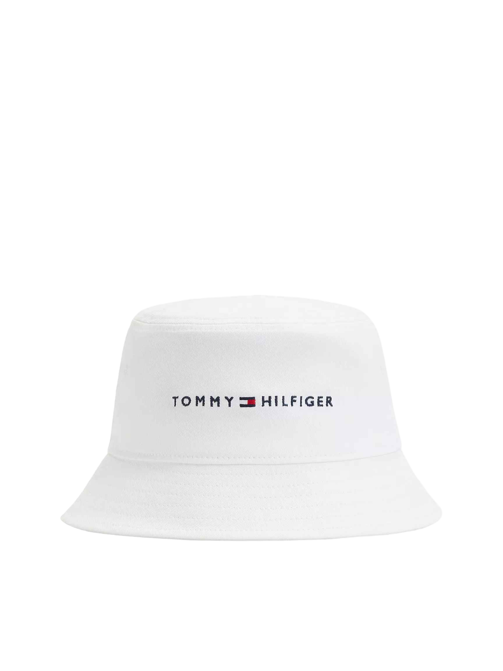 【Tommy Hilfiger USA】Tommy Logo Bucket Hat 69JA223  白