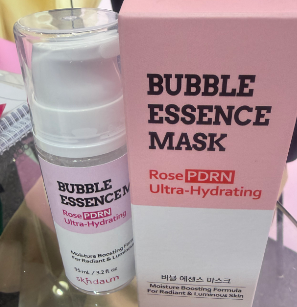 預訂6月中到【skindaum PDRN玫瑰泡泡精華面膜 95ML】