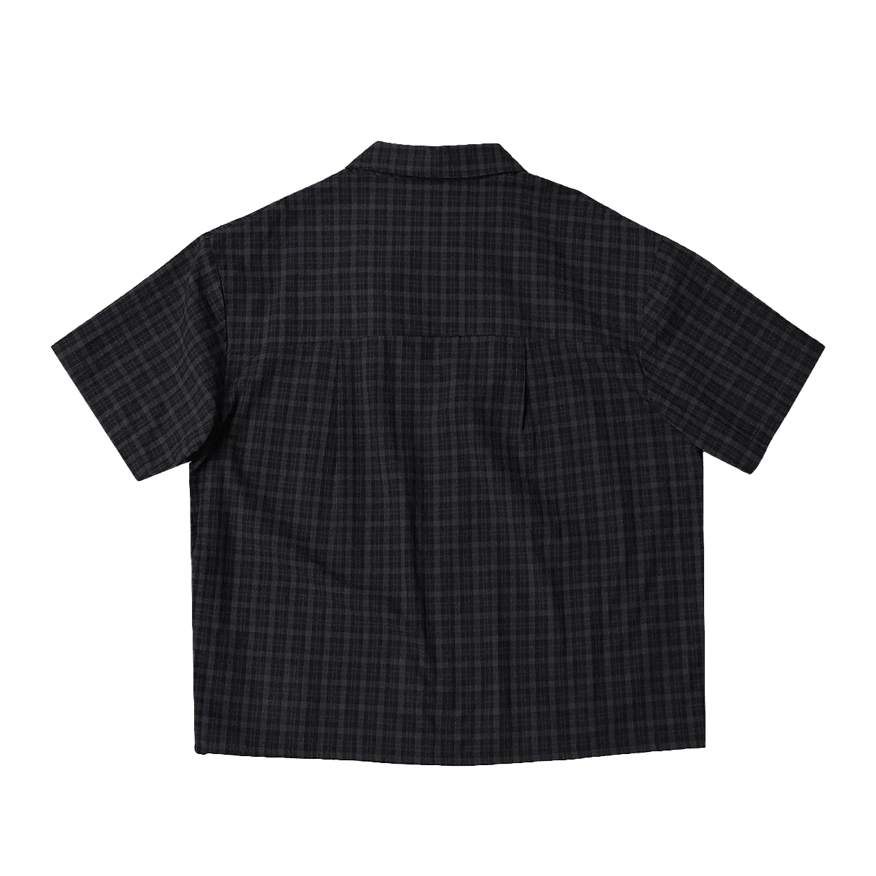 【車庫服飾】Anonymous Talking S26-SS04 Short Sleeve Shirt / 短版格紋襯衫