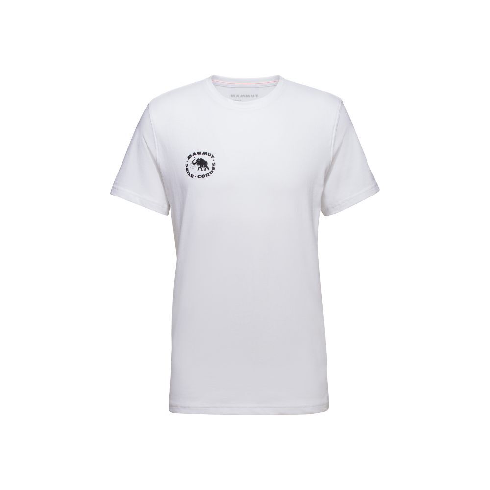 Mammut 有機棉機能復古Logo短袖T  Seile T-Shirt Cordes 男款 / 白 (M1017009752043)