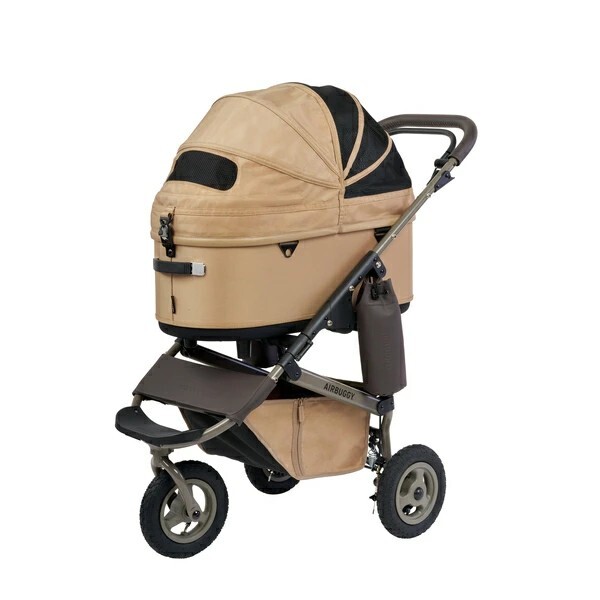 日本AirBuggy Dome3 Premier Large高級寵物手推車 20kg - SEED BEIGE