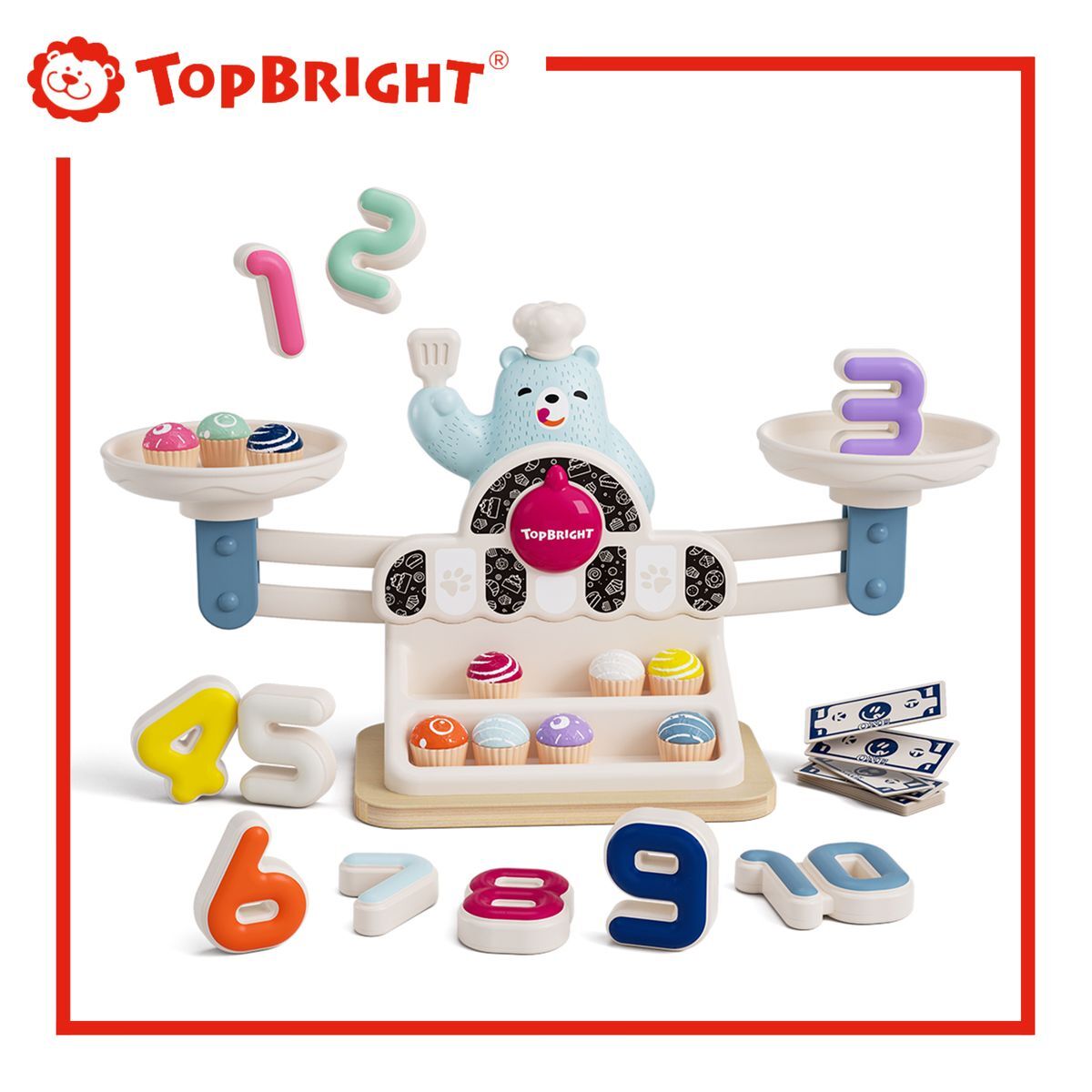 【Top Bright】Yummy Bear 趣味數學天秤
