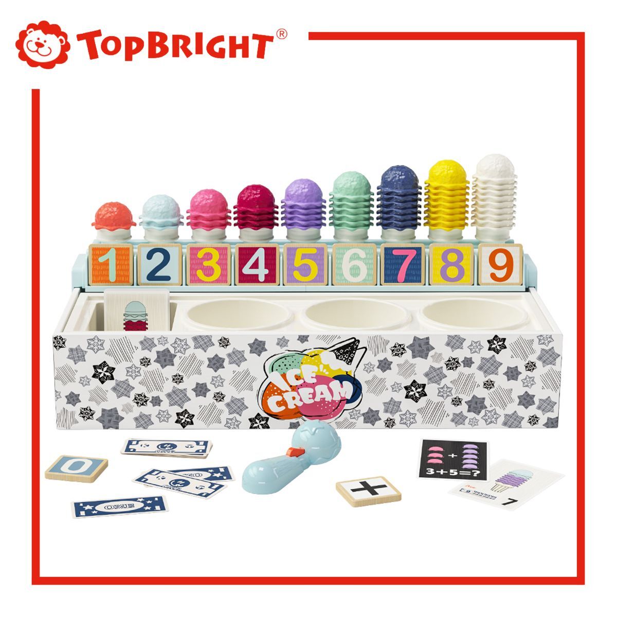 【Top Bright】幻彩雪糕數學學習箱