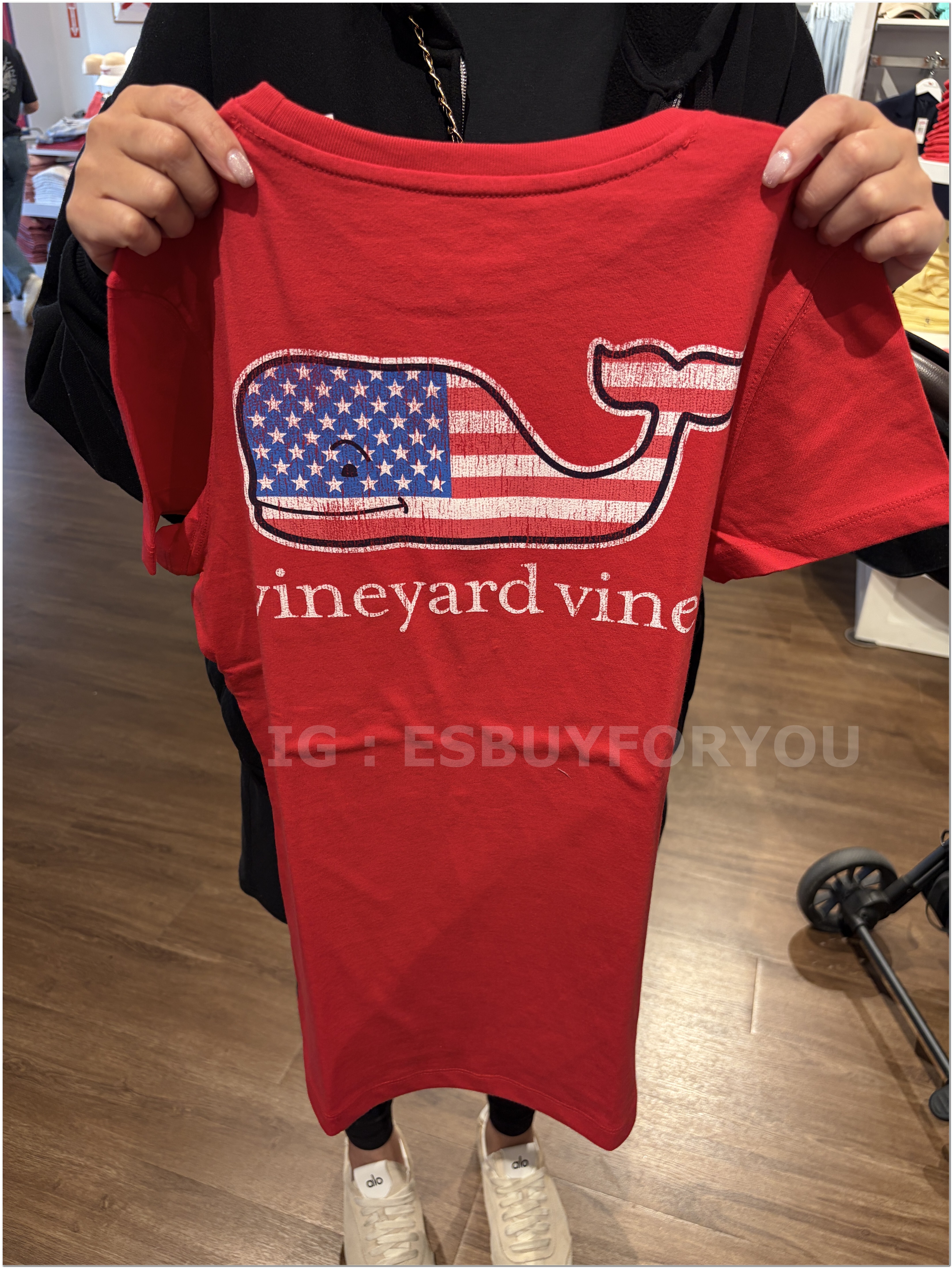 【限時】Vineyard Vines小鯨魚 女大人 國旗小鯨魚 短TEE
