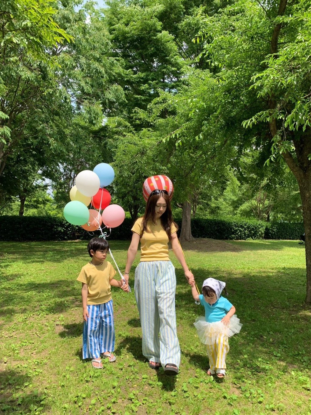 正韓夏Bailey 親子裝_三色飽和果凍色上衣