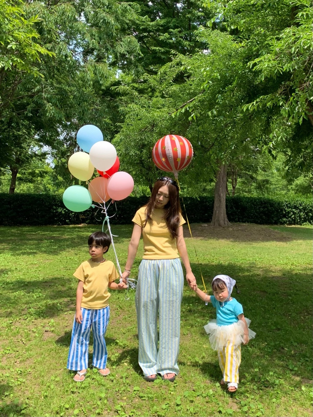 正韓夏Bailey 親子裝_三色飽和果凍色上衣