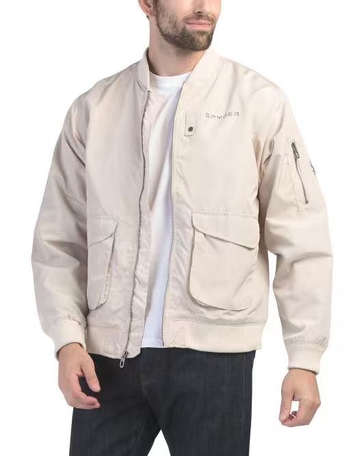 【預購】SPYDER H052935 Classic Bomber 男裝外套 (米色)