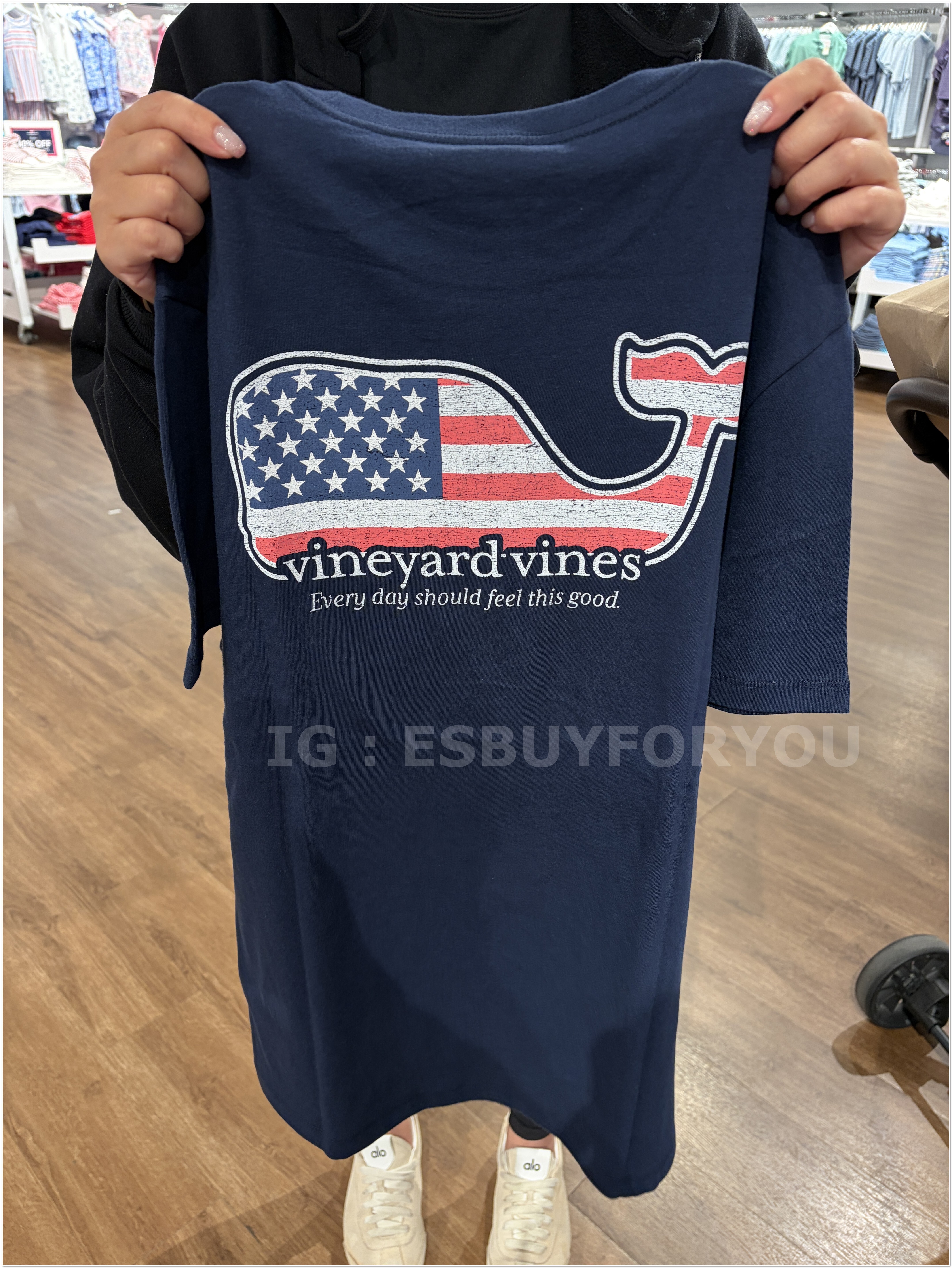 【限時】Vineyard Vines小鯨魚 男大人 國旗小鯨魚 短TEE
