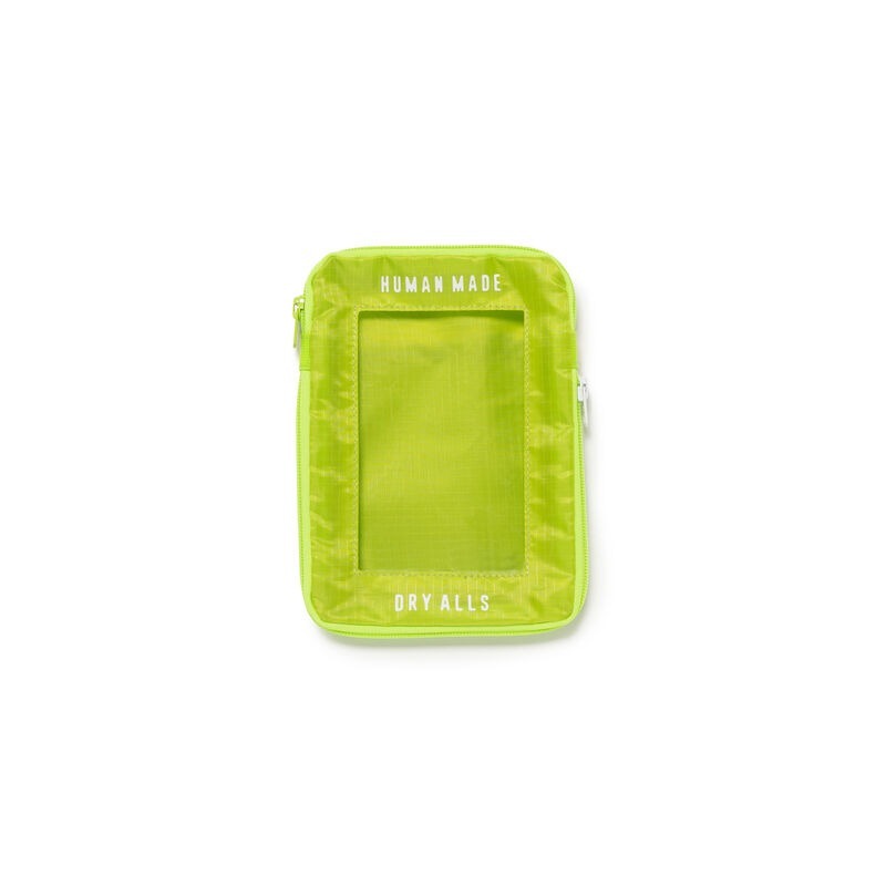 預購┃HUMAN MADE TRAVEL CASE MEDIUM M號 螢光綠 黑色 收納包