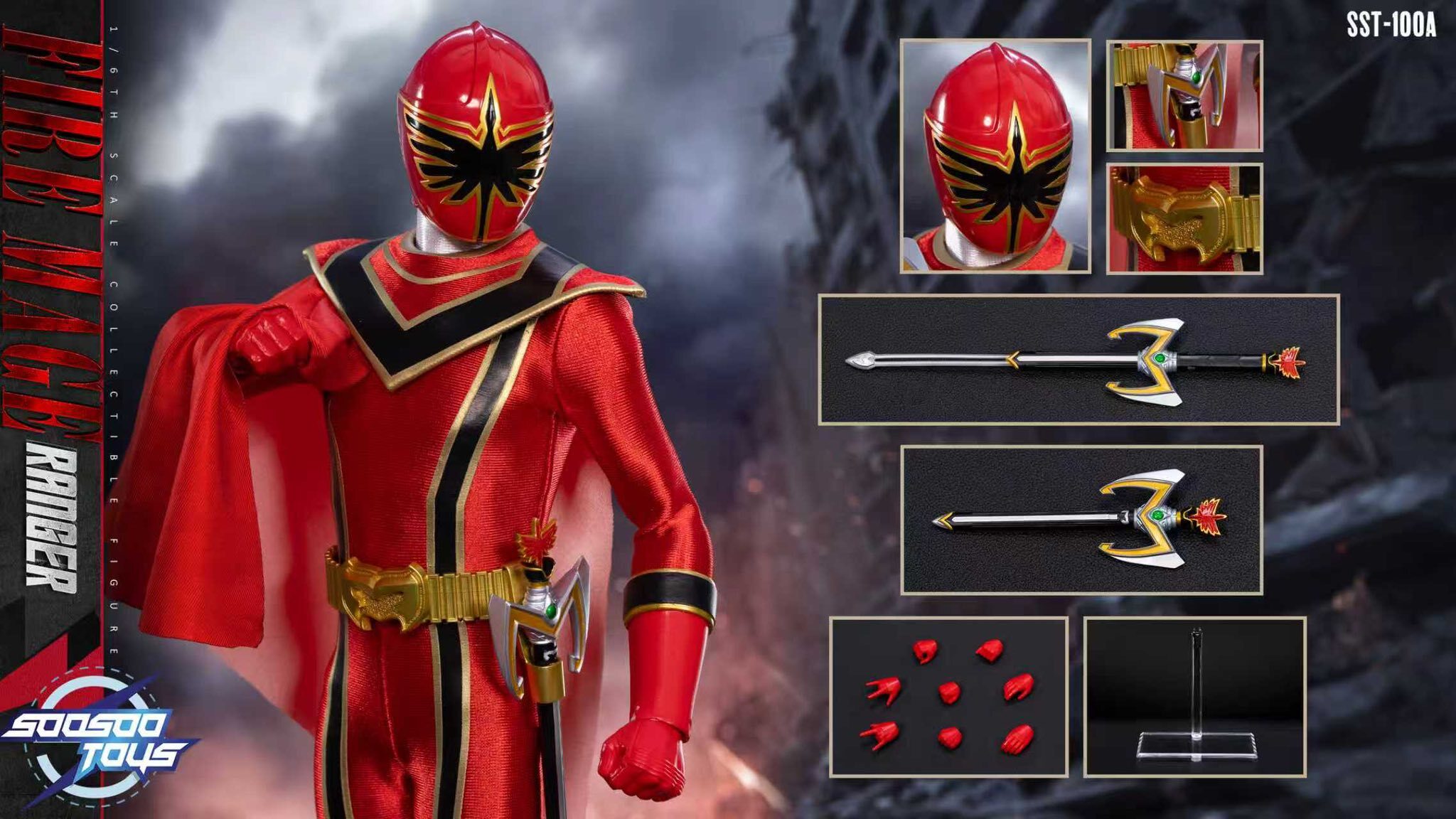 (預訂) Soosootoys SST100A 1/6 Fire Mage Ranger figure
