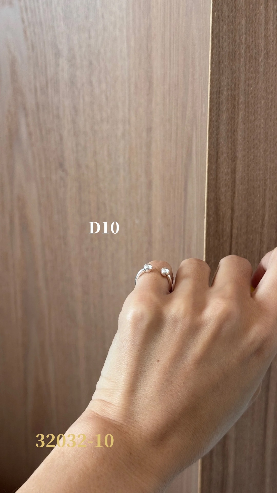 𝗠𝗮𝘆.𝟯𝟬/D10-雙珠開口戒