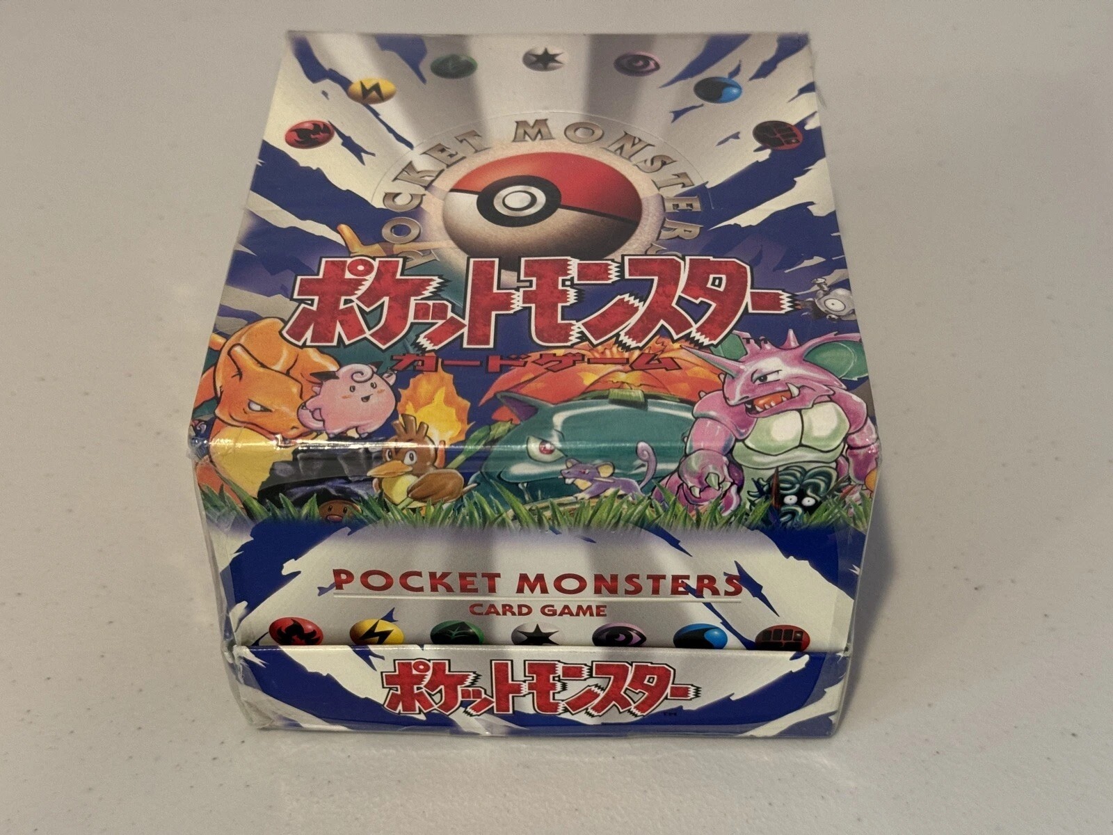 Pokemon Card Base Set Starter Deck Box 1996 Japanese (10 Decks) Factory Sealed