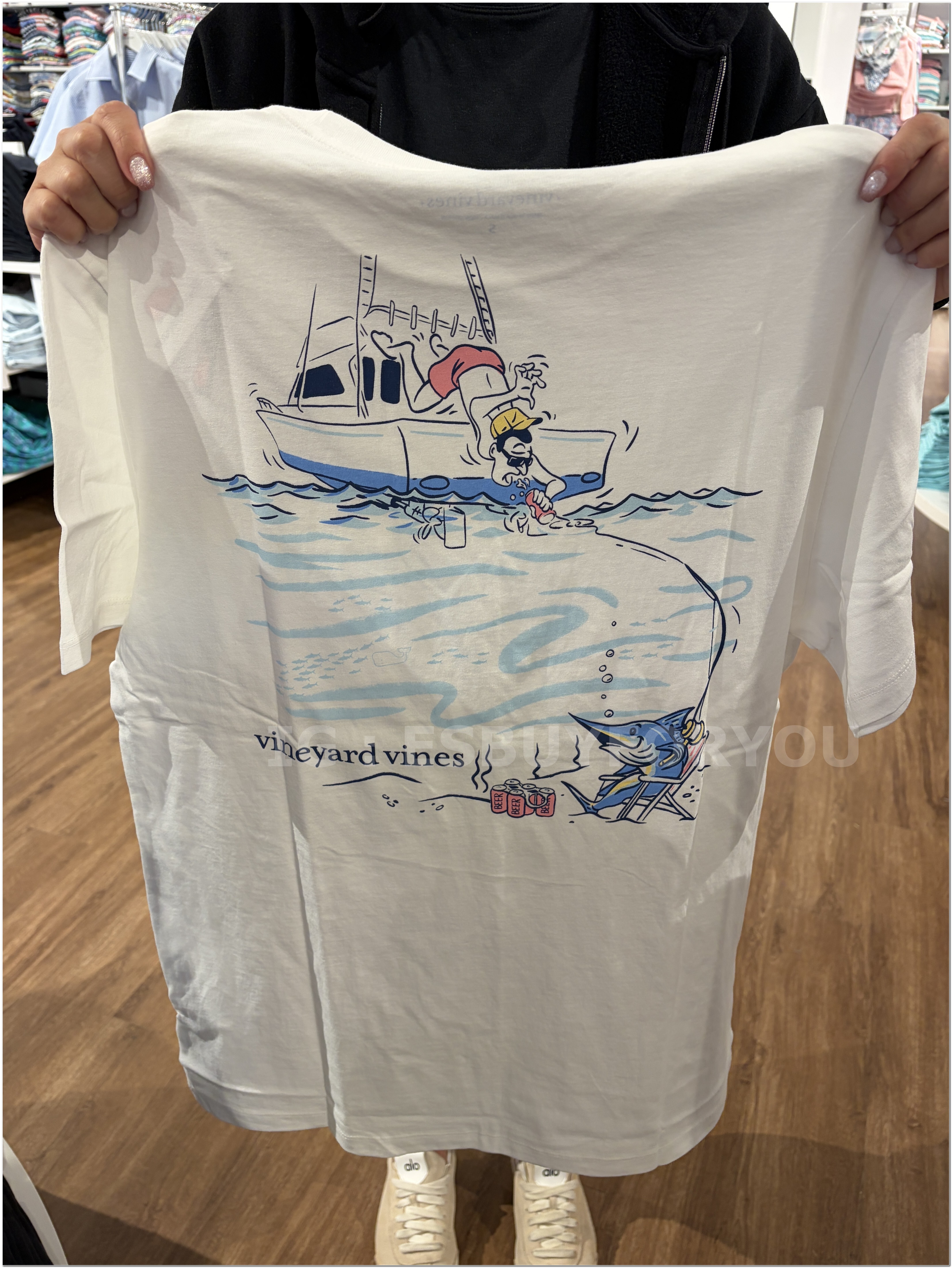 【限時】Vineyard Vines小鯨魚 男大人 造型圖案 短TEE