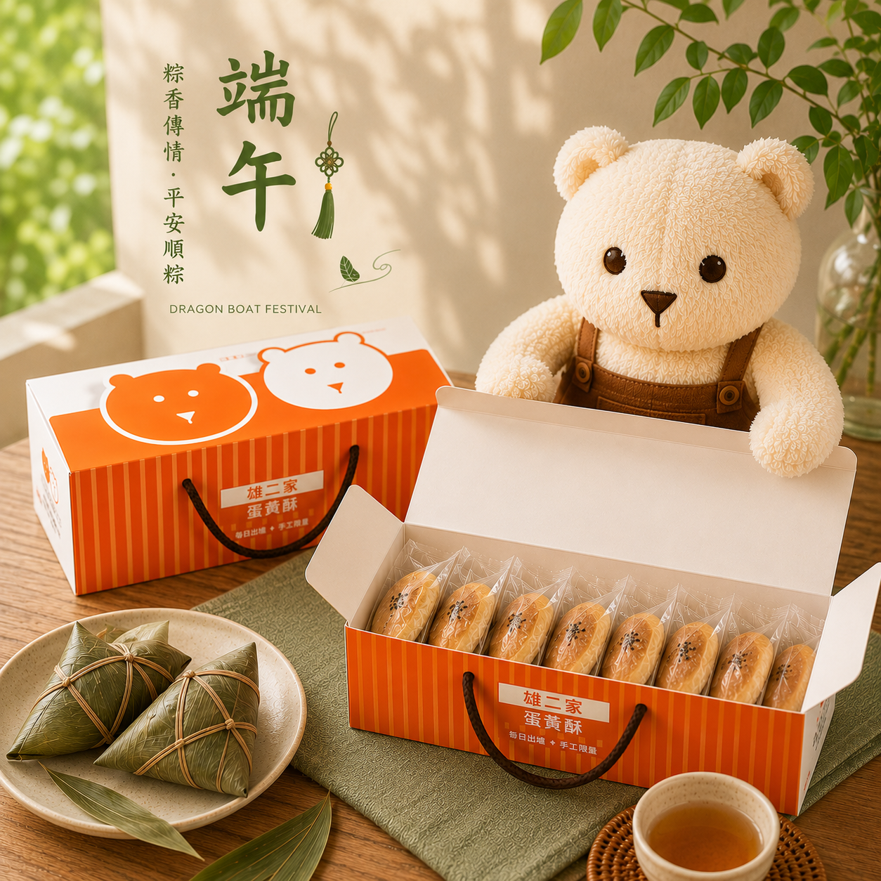 雄二家紅豆酥餅禮盒 8入
