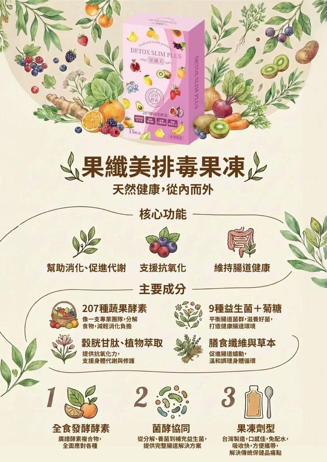 排毒果凍  -M