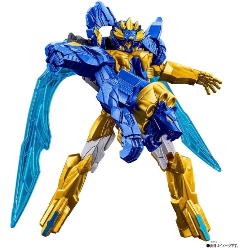 【玩具研究中心】萬代 第一戰隊 特加神機器人黃藍獅者 可動公仔