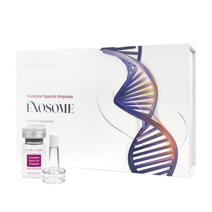 DR.YE's LABO 外泌體原液安瓶6ml*10 (任選2件$779，平均 $389.5@1盒，再送EXOSOME × 膠原提亮雪白噴霧80ml)*折實滿$699包京東送貨上門*295live