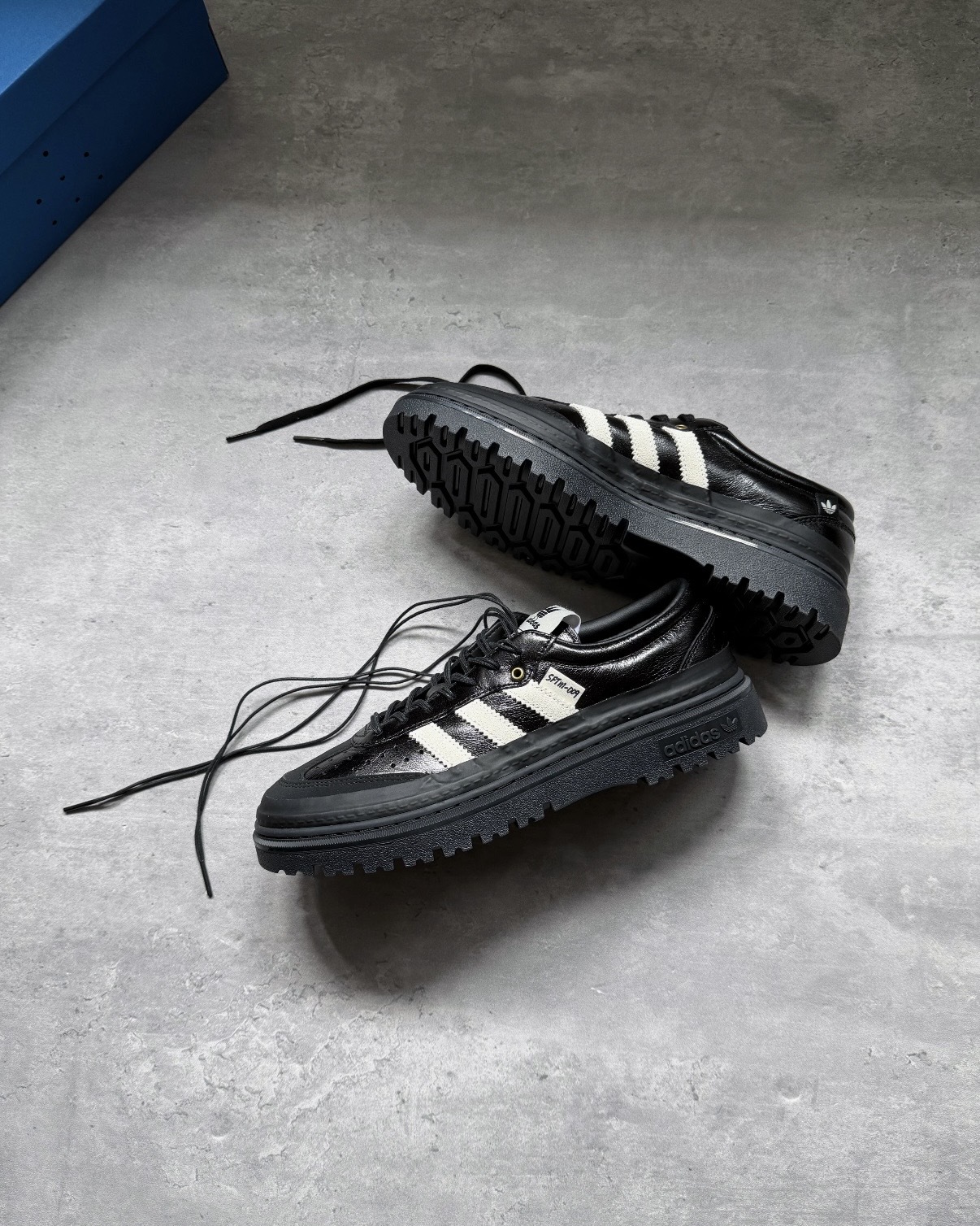 SONG FOR THE MUTE X ADIDAS SAMBA LX FREIZEIT S.F.T.M 黑色 奶油白 解構 皮革 男女鞋 KI4761 / 預購