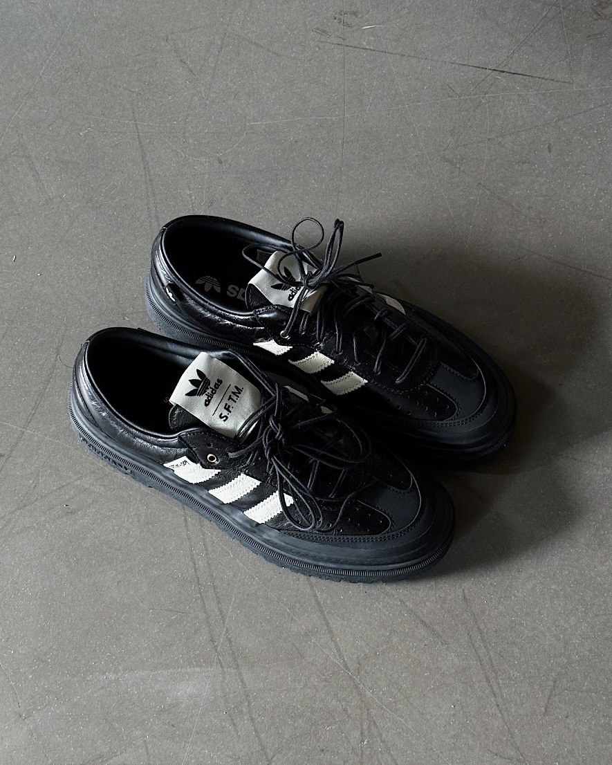 SONG FOR THE MUTE X ADIDAS SAMBA LX FREIZEIT S.F.T.M 黑色 奶油白 解構 皮革 男女鞋 KI4761 / 預購