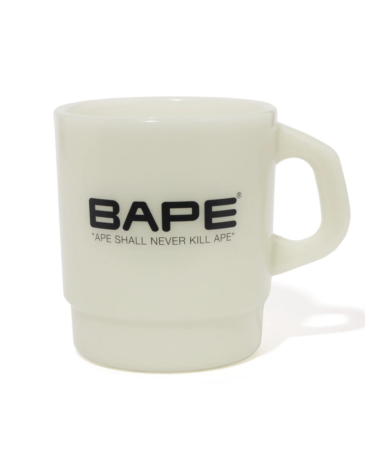 -(C015)-A BATHING APE APE HEAD GLOW IN THE DARK STACKING MUG BAPE 猿人頭 可疊式 夜光馬克杯-001KAM301005M