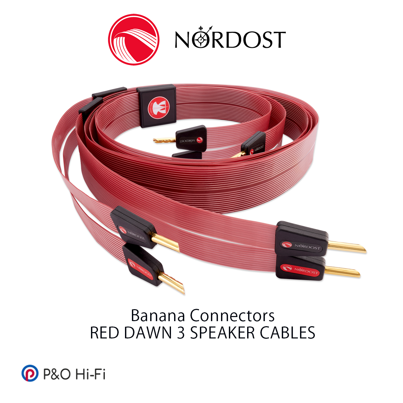 NORDOST RED DAWN 3 喇叭線 (蕉插)(一對)