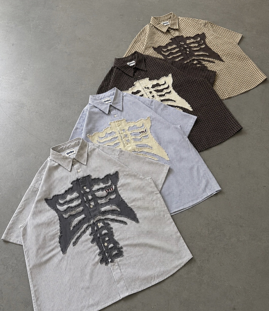 【9090】0530發售 9090 Bone Stripe S/S Shirt