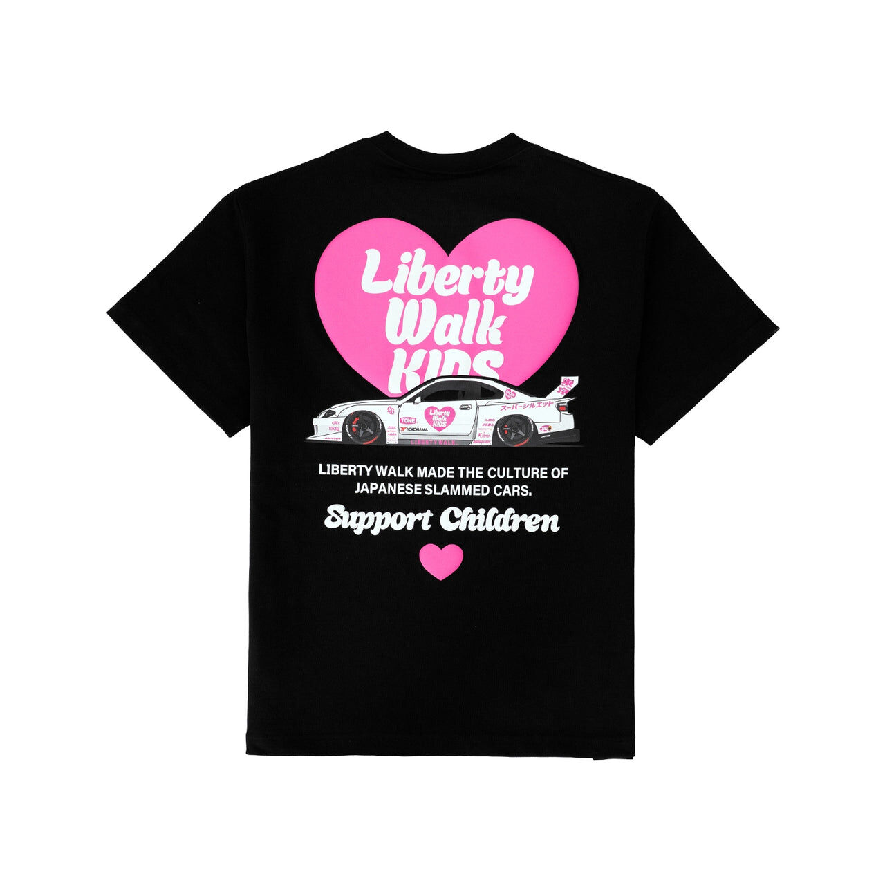 【LIBERTY WALK】0530發售新品LB HEART LOGO S15 DRIFT TEE